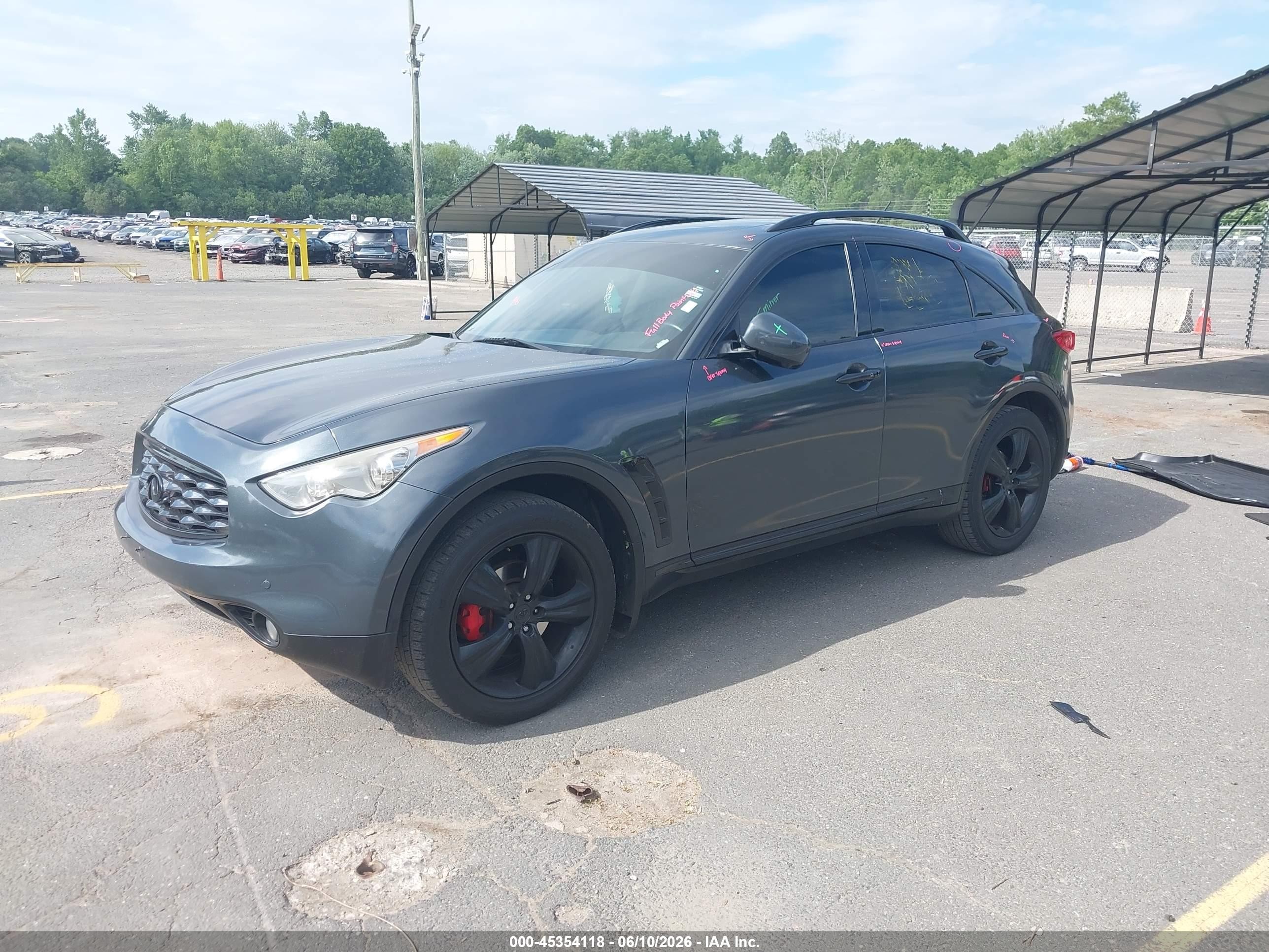 2009 Infiniti Fx35 Black vin: JNRAS18W09M154484