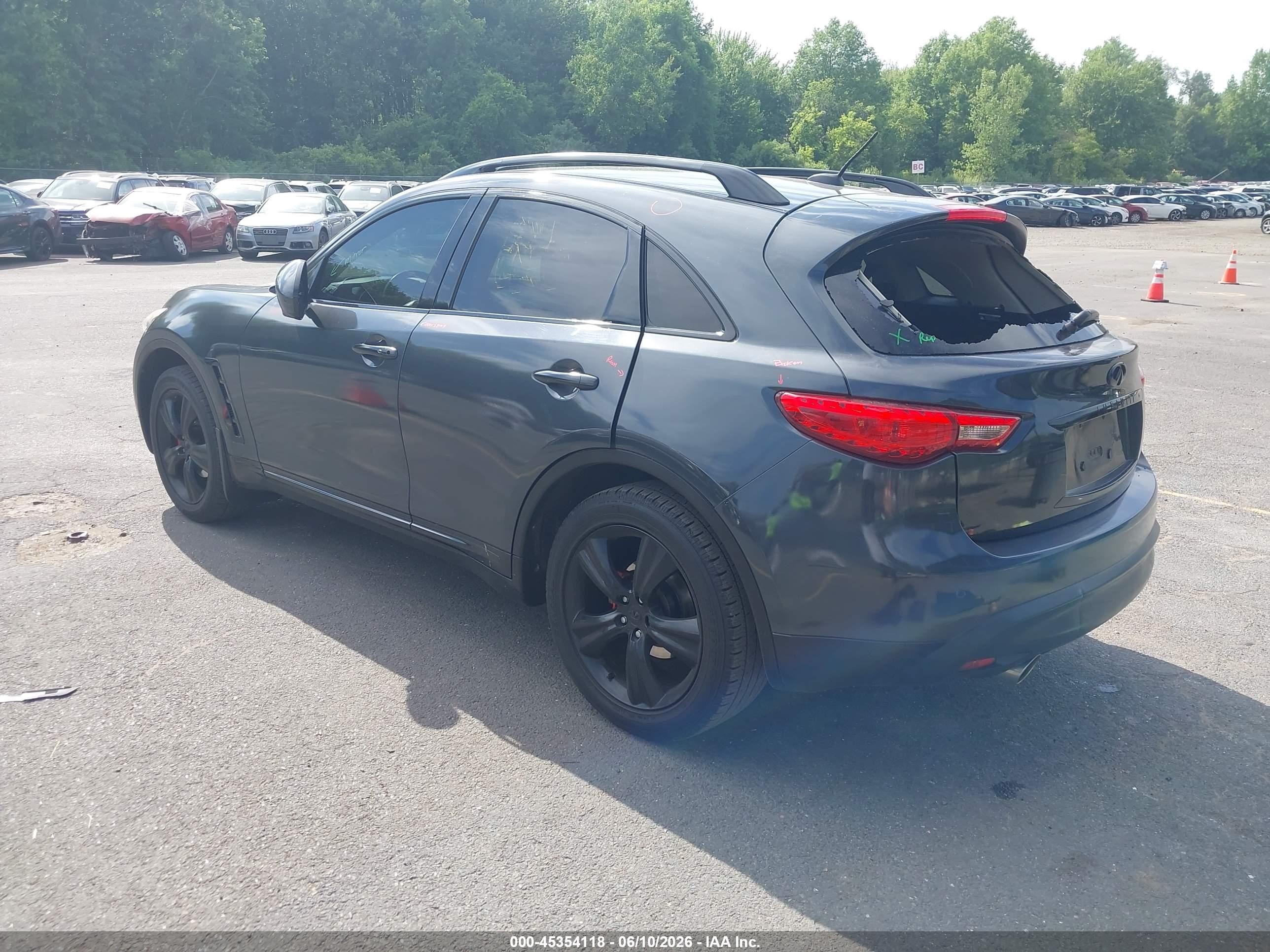 2009 Infiniti Fx35 Black vin: JNRAS18W09M154484