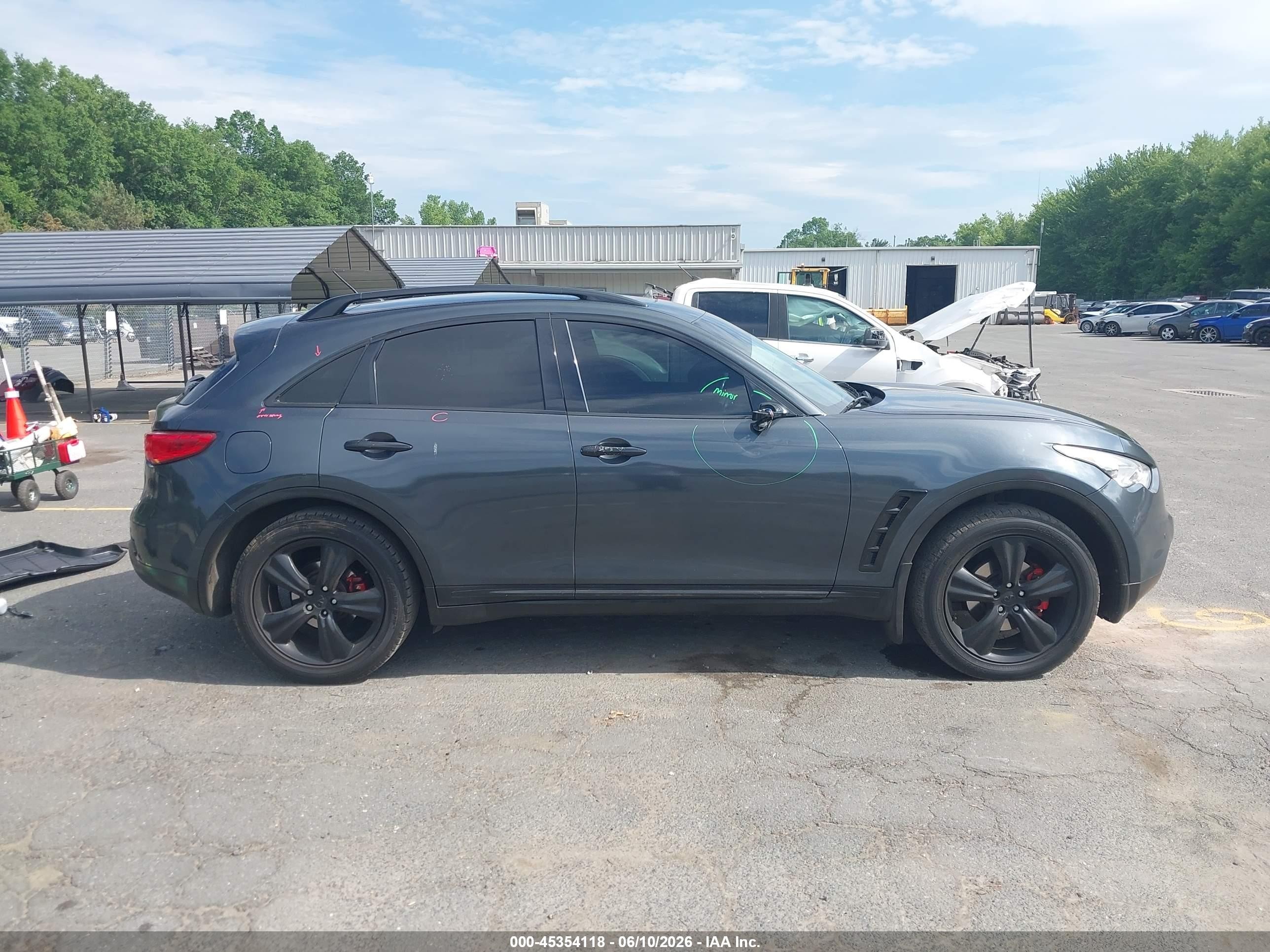 2009 Infiniti Fx35 Black vin: JNRAS18W09M154484