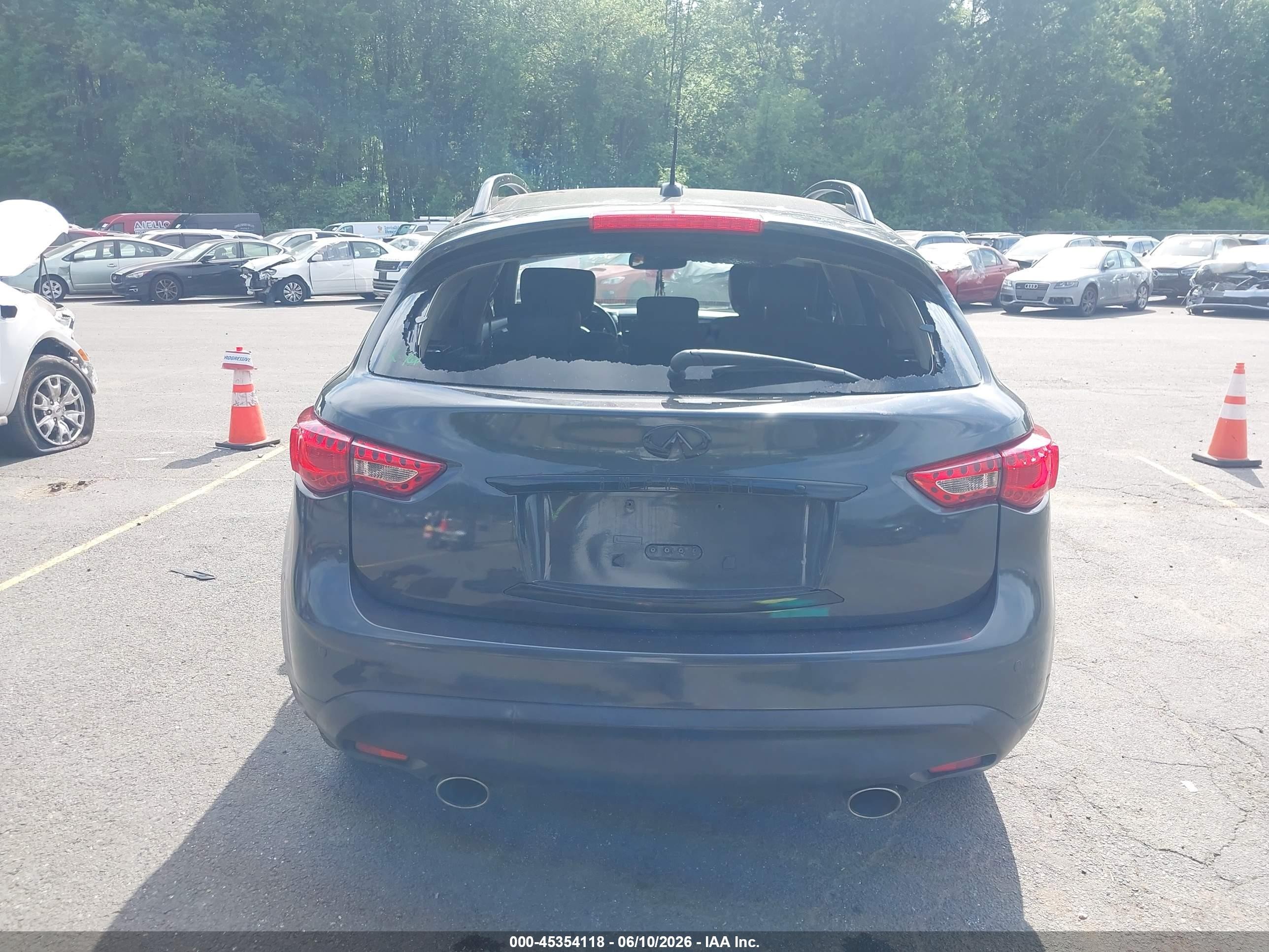2009 Infiniti Fx35 Black vin: JNRAS18W09M154484
