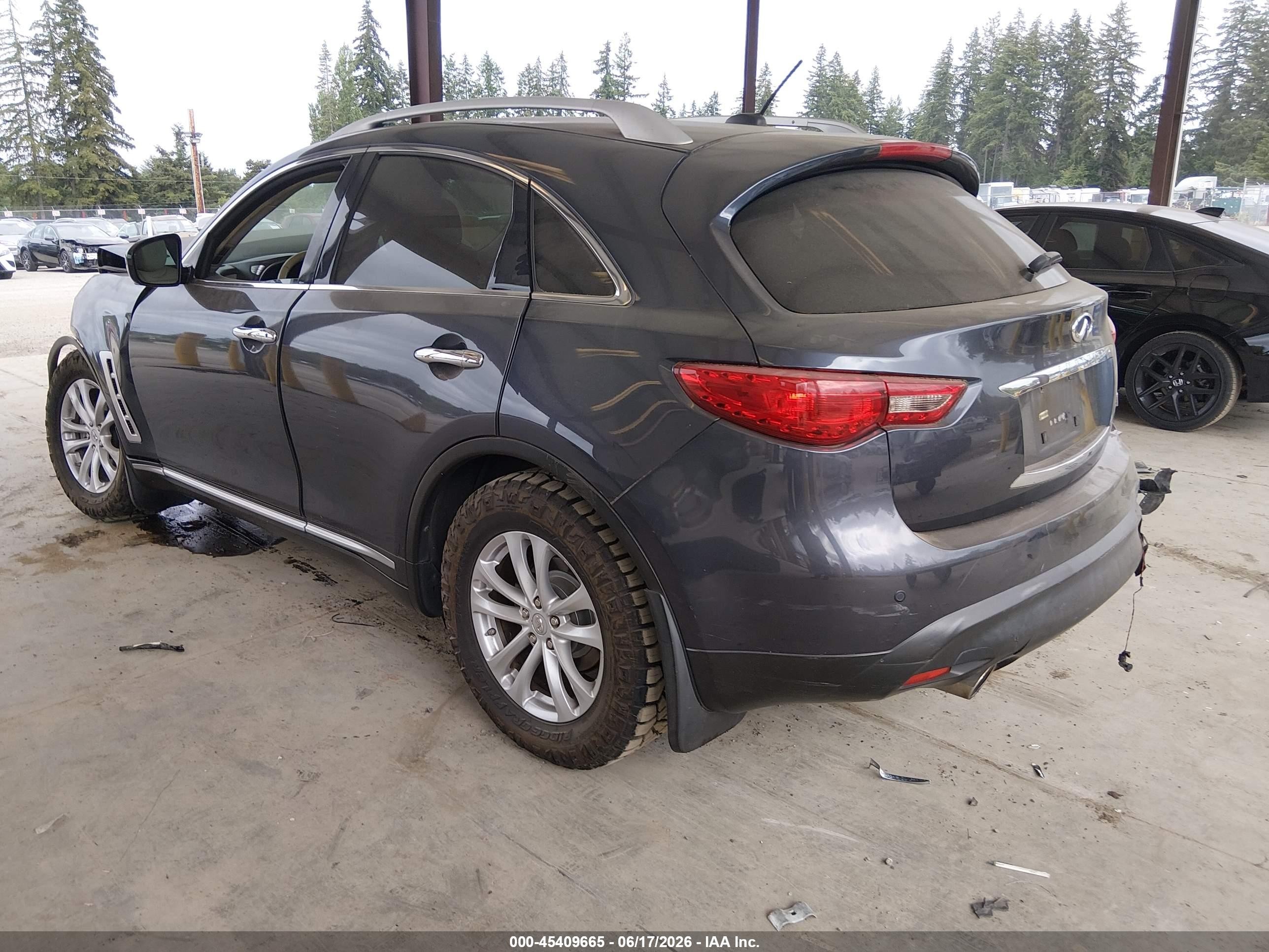 2009 Infiniti Fx35 Gray vin: JNRAS18W29M151523