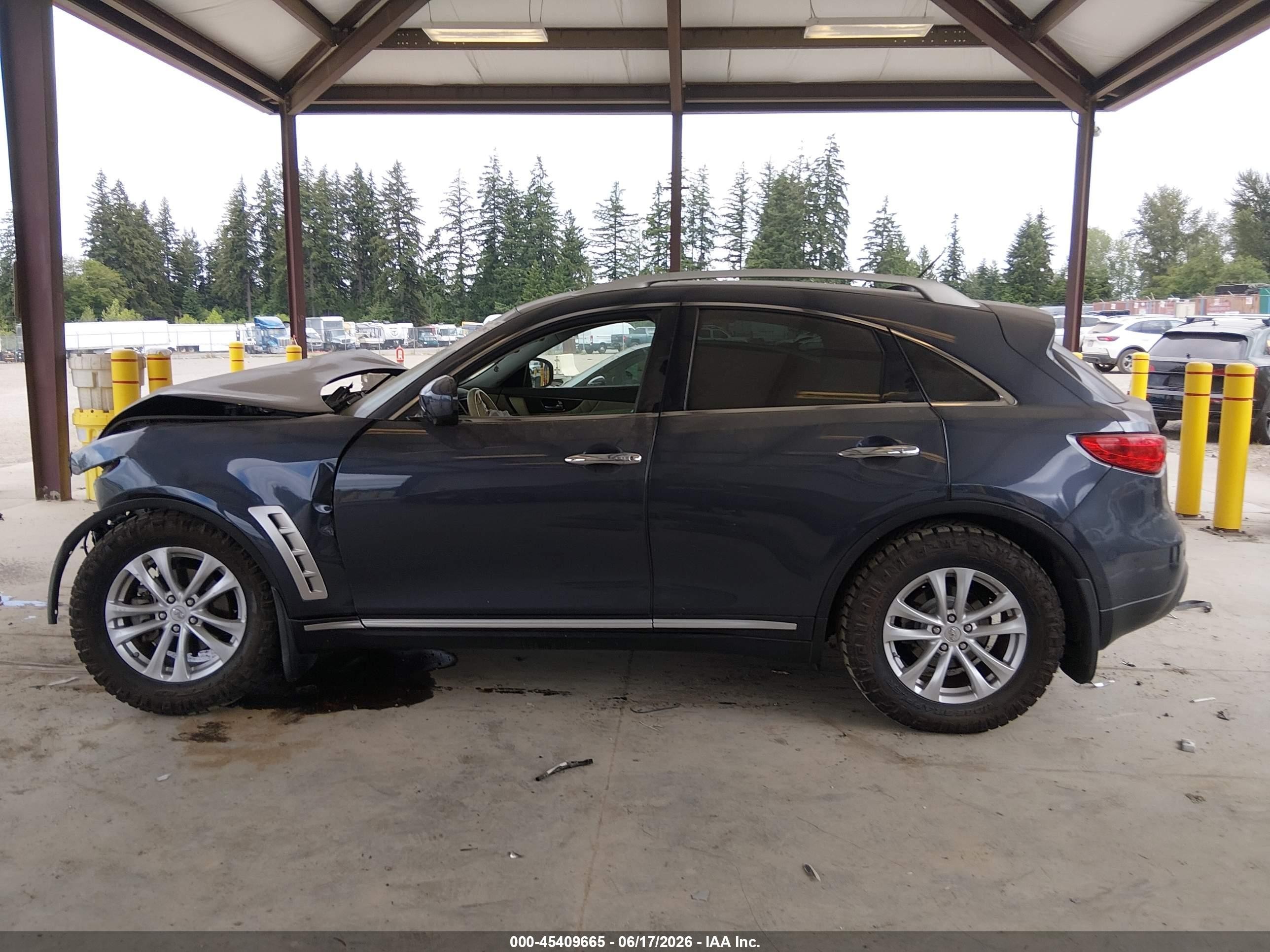 2009 Infiniti Fx35 Gray vin: JNRAS18W29M151523