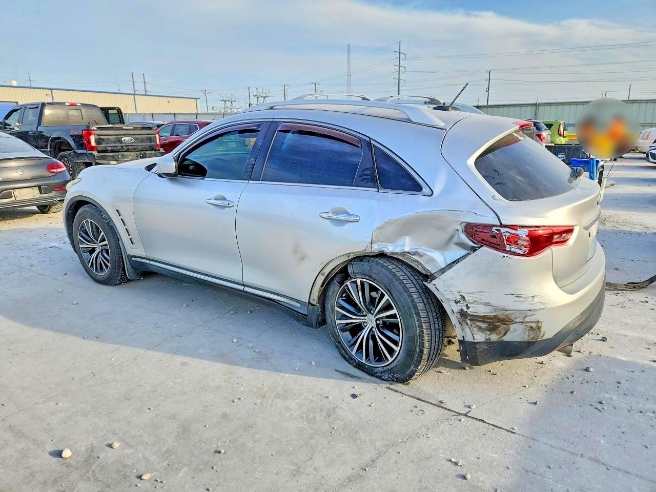2009 Infiniti Fx35 Base Silver vin: JNRAS18W39M151725