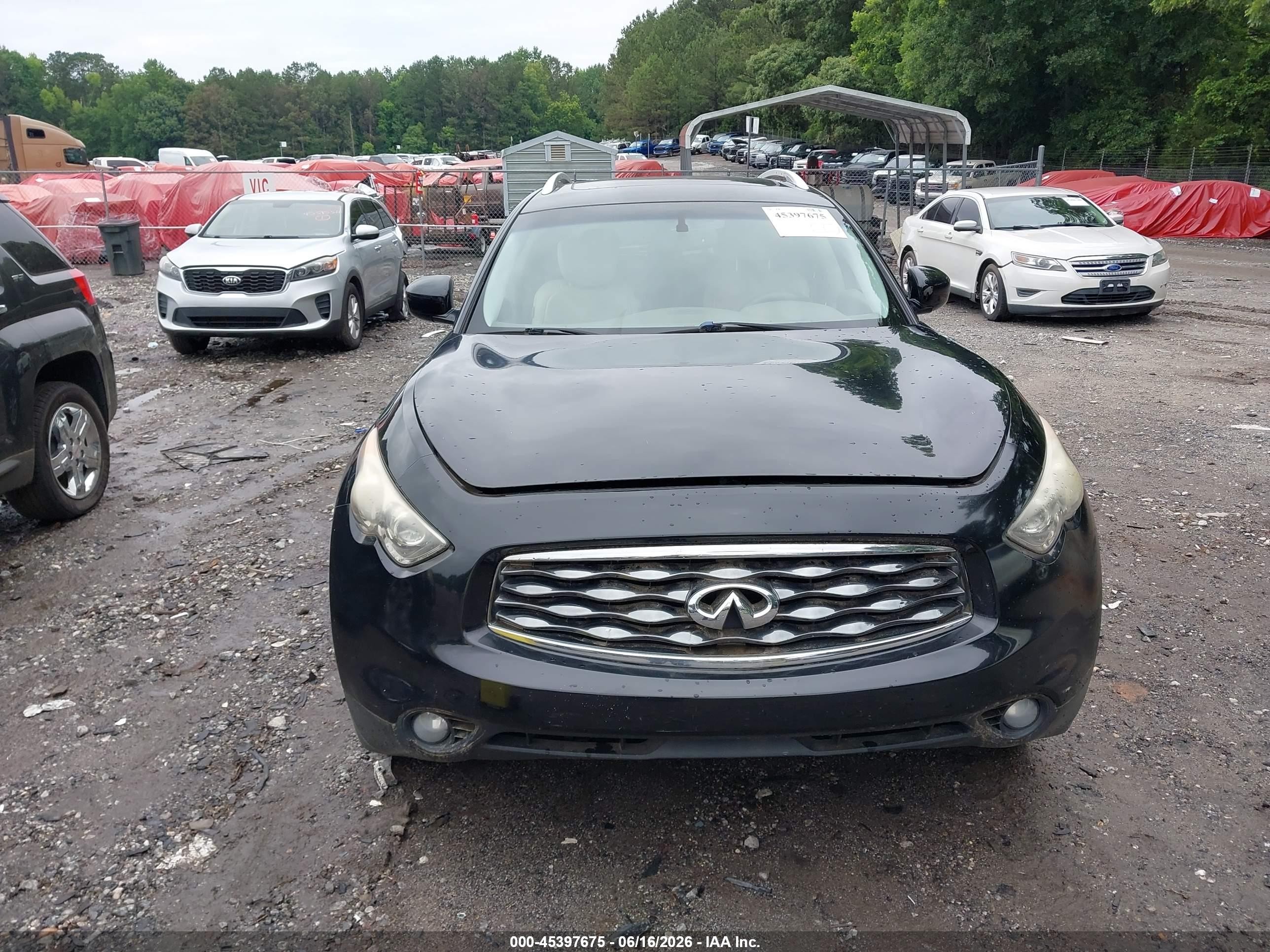 2009 Infiniti Fx35   Black vin: JNRAS18W39M154303