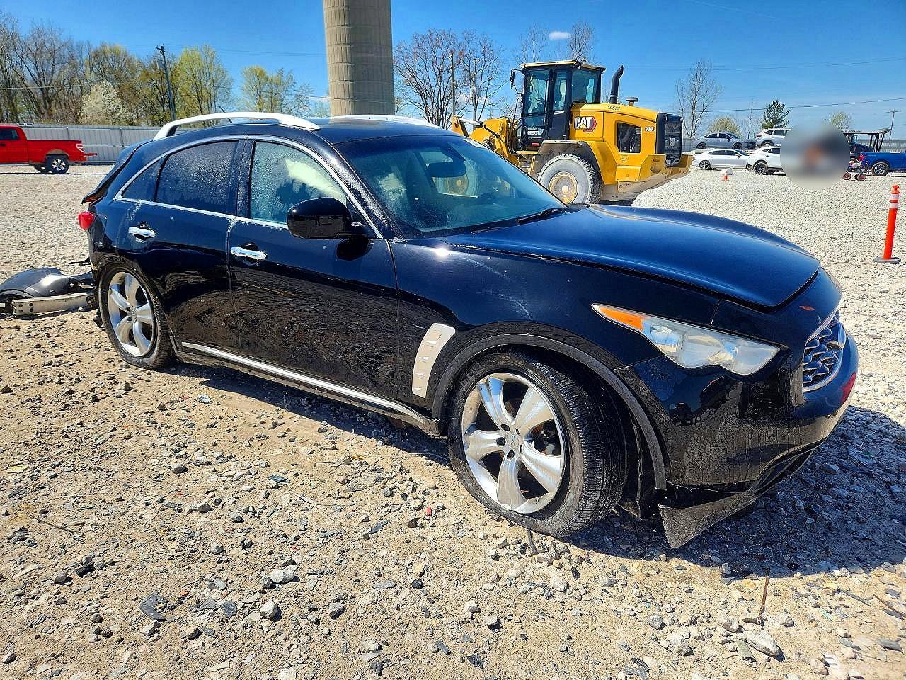 2009 Infiniti Fx35 Base Black vin: JNRAS18W49M154942