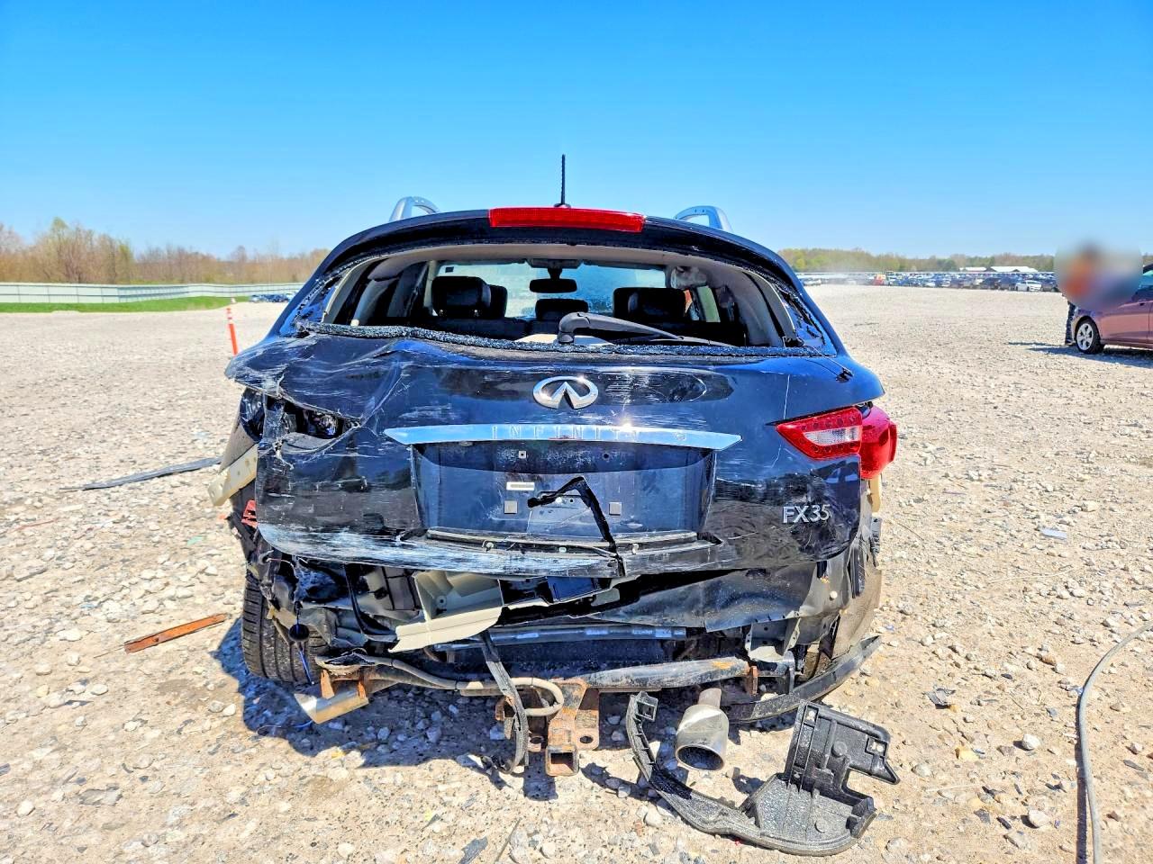 2009 Infiniti Fx35 Base Black vin: JNRAS18W49M154942