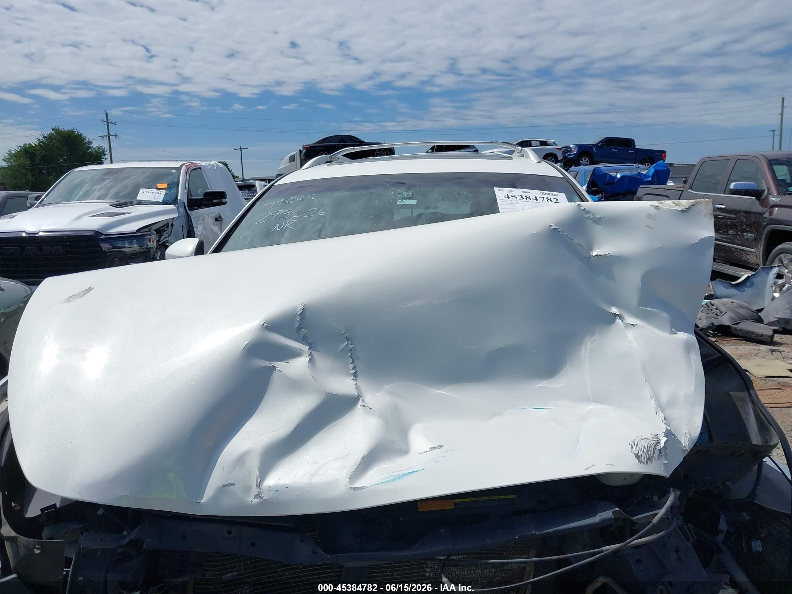 2009 Infiniti Fx35 White vin: JNRAS18W59M159244
