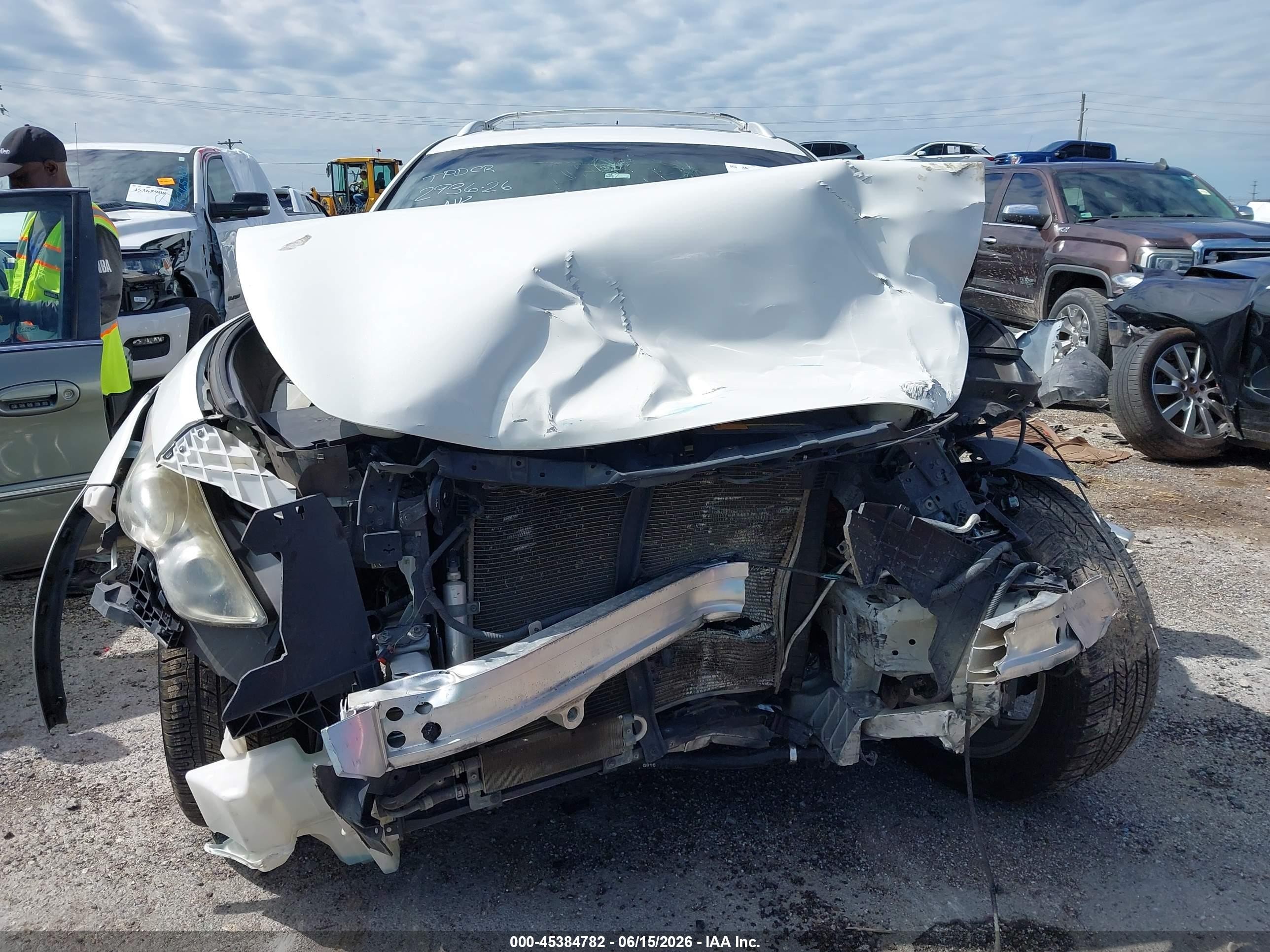 2009 Infiniti Fx35 White vin: JNRAS18W59M159244