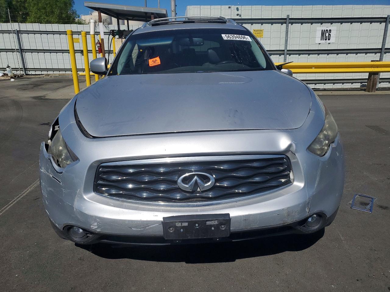 2009 Infiniti Fx35 Base Silver vin: JNRAS18W79M153915