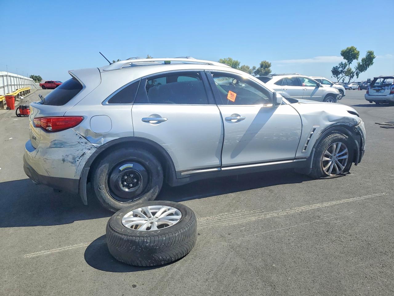 2009 Infiniti Fx35 Base Silver vin: JNRAS18W79M153915