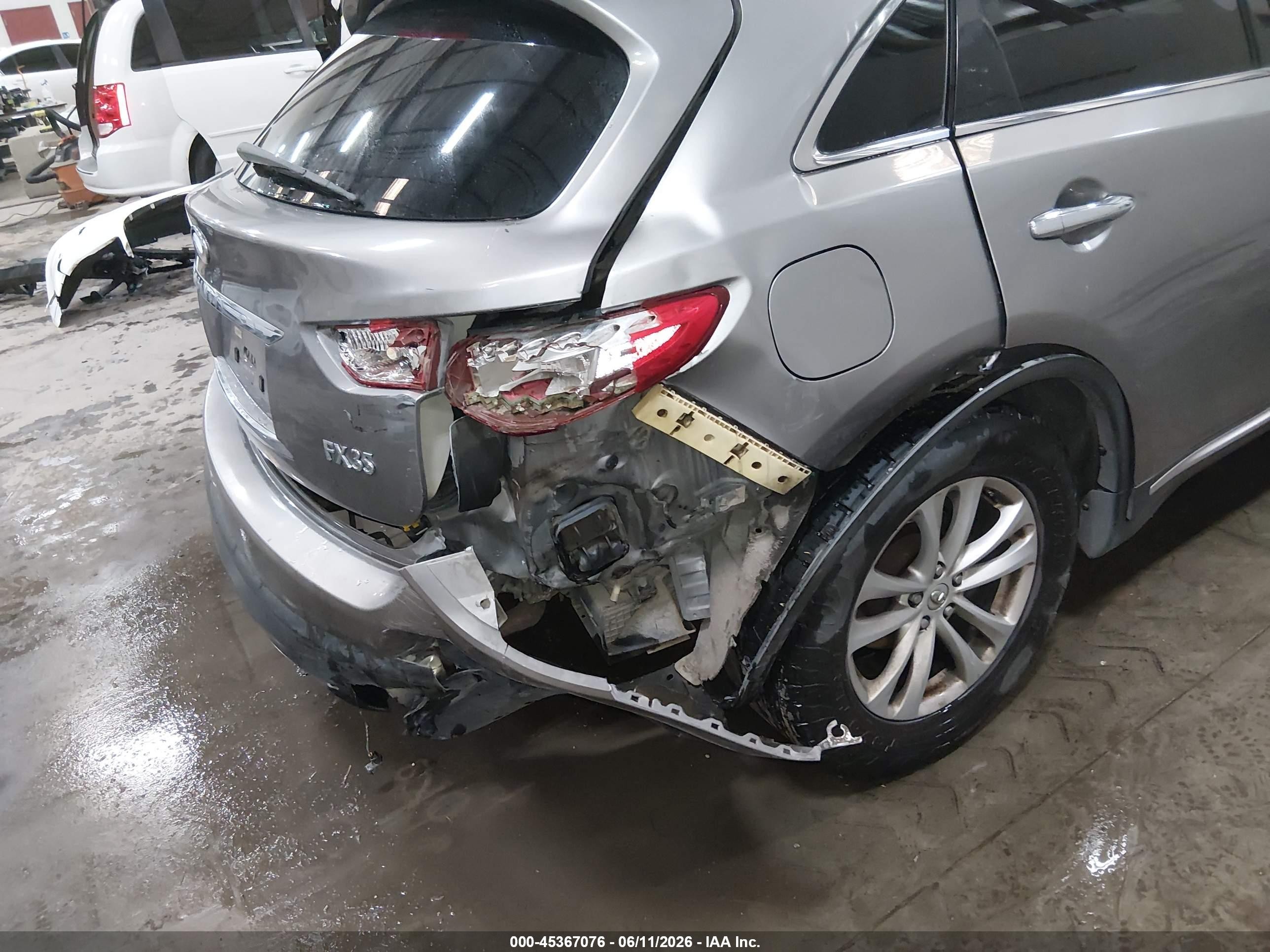 2009 Infiniti Fx35   Gray vin: JNRAS18W89M150537