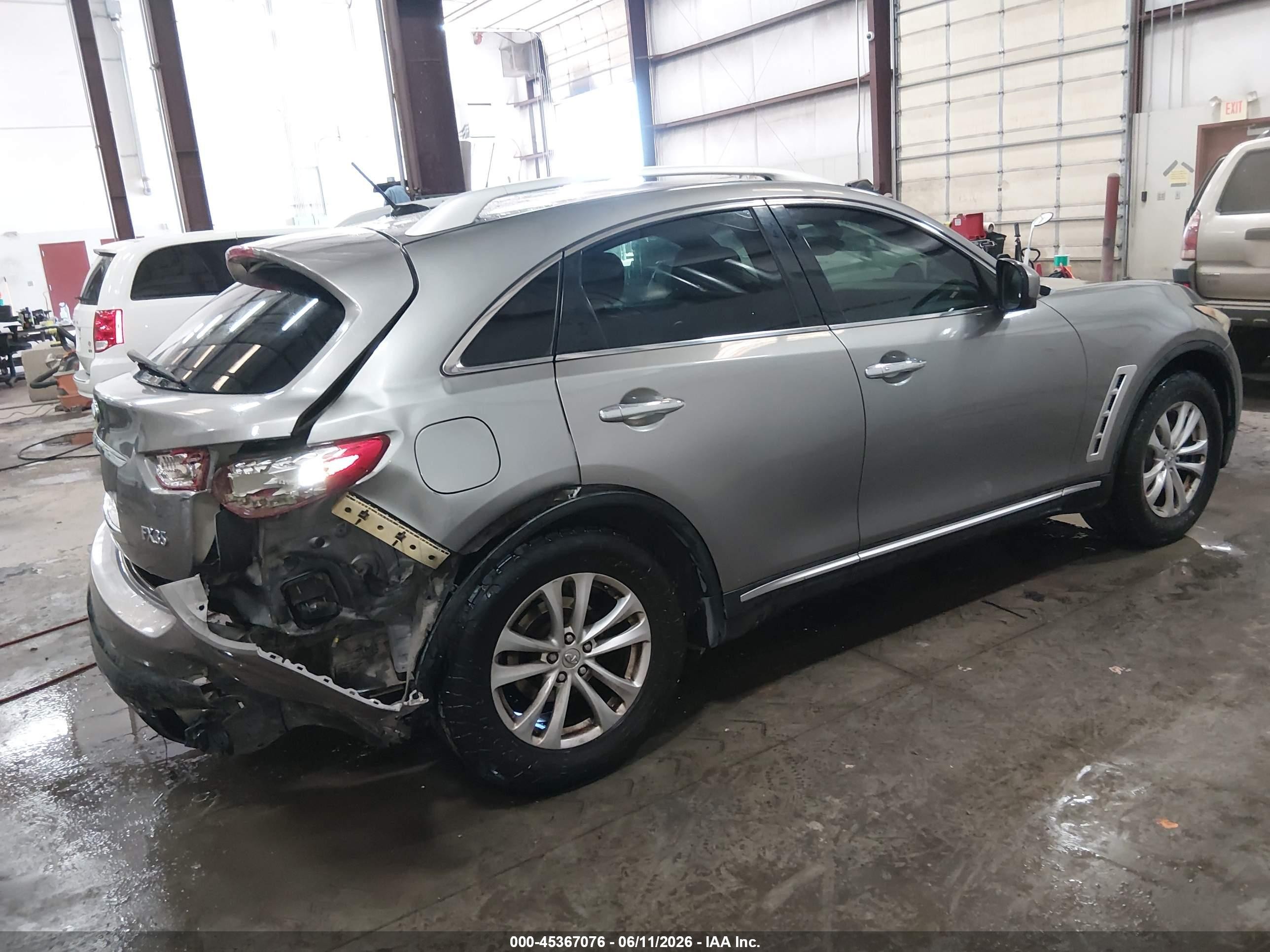 2009 Infiniti Fx35   Gray vin: JNRAS18W89M150537