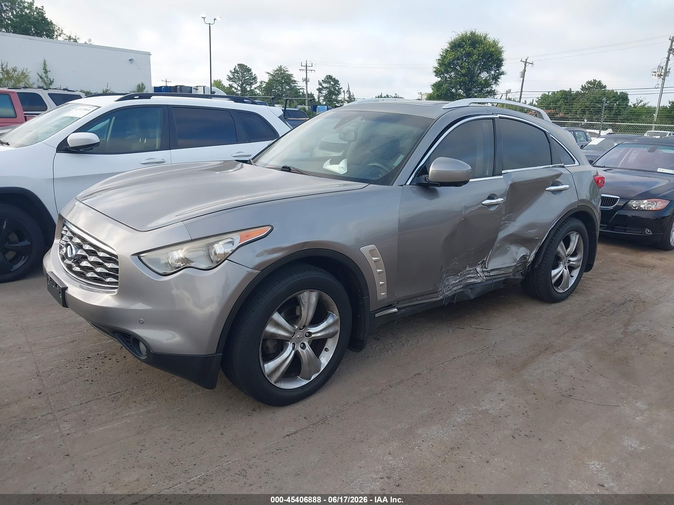 2009 Infiniti Fx35   Gray vin: JNRAS18W99M151695