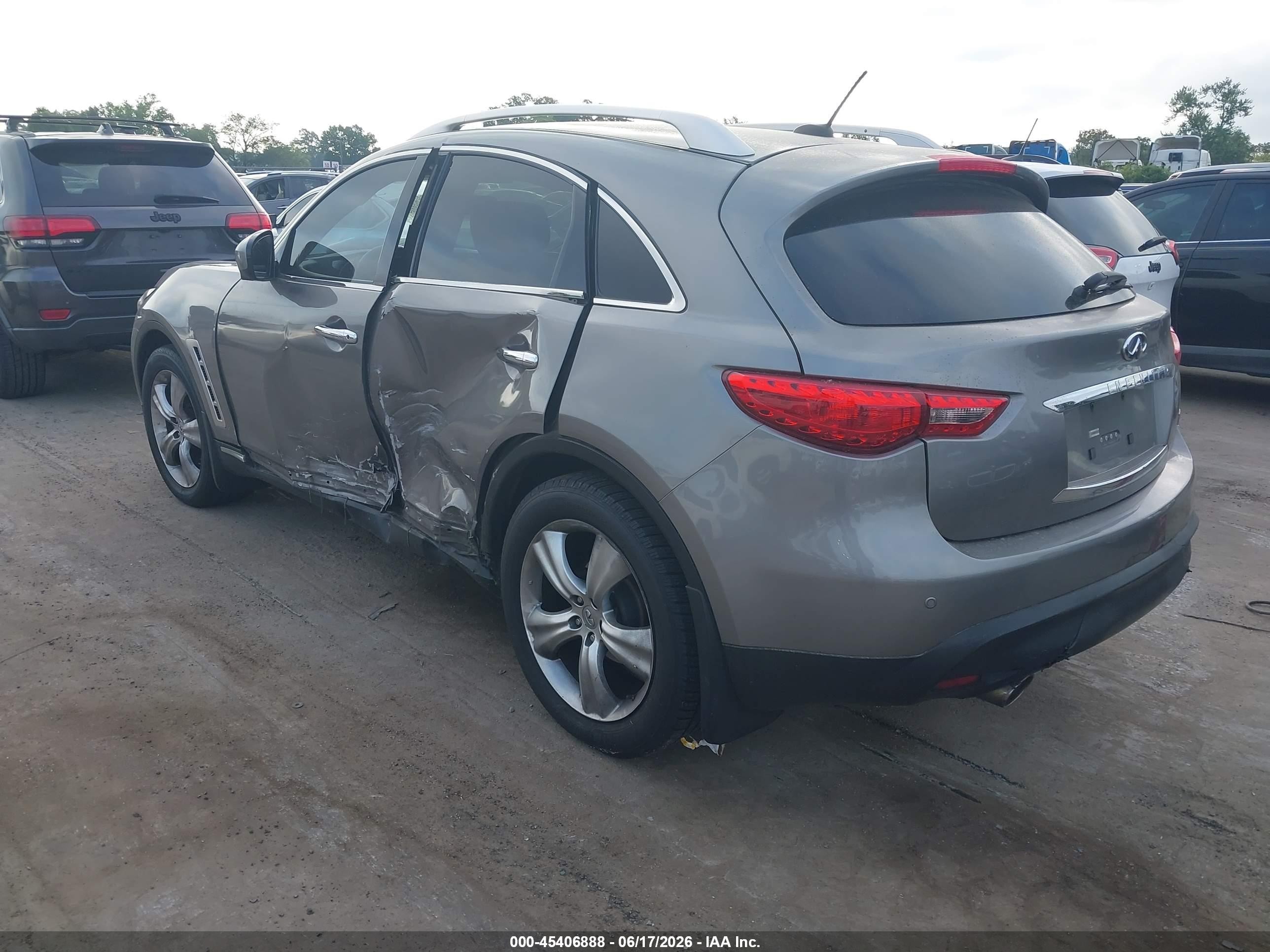 2009 Infiniti Fx35   Gray vin: JNRAS18W99M151695
