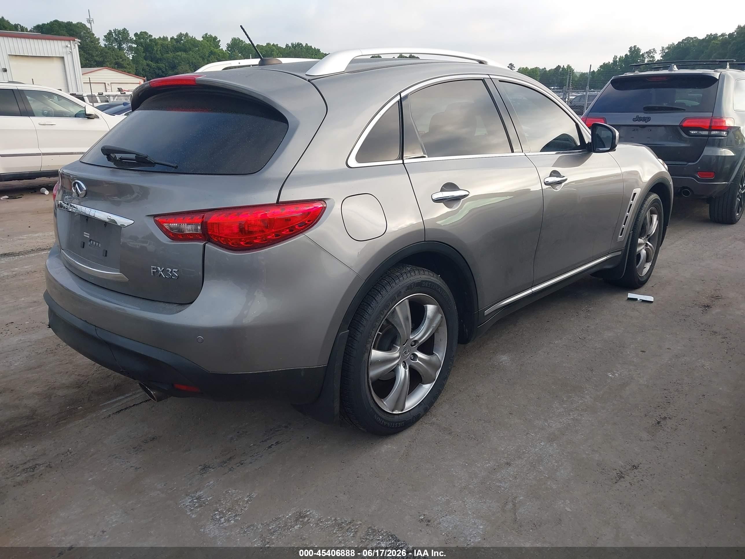 2009 Infiniti Fx35   Gray vin: JNRAS18W99M151695