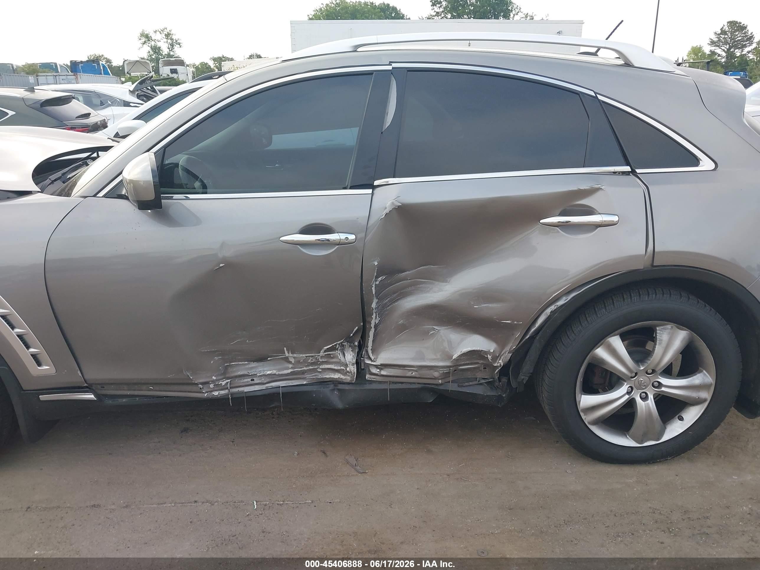 2009 Infiniti Fx35   Gray vin: JNRAS18W99M151695