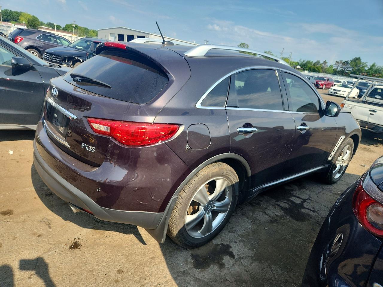 2009 Infiniti Fx35 Base Purple vin: JNRAS18W99M156329