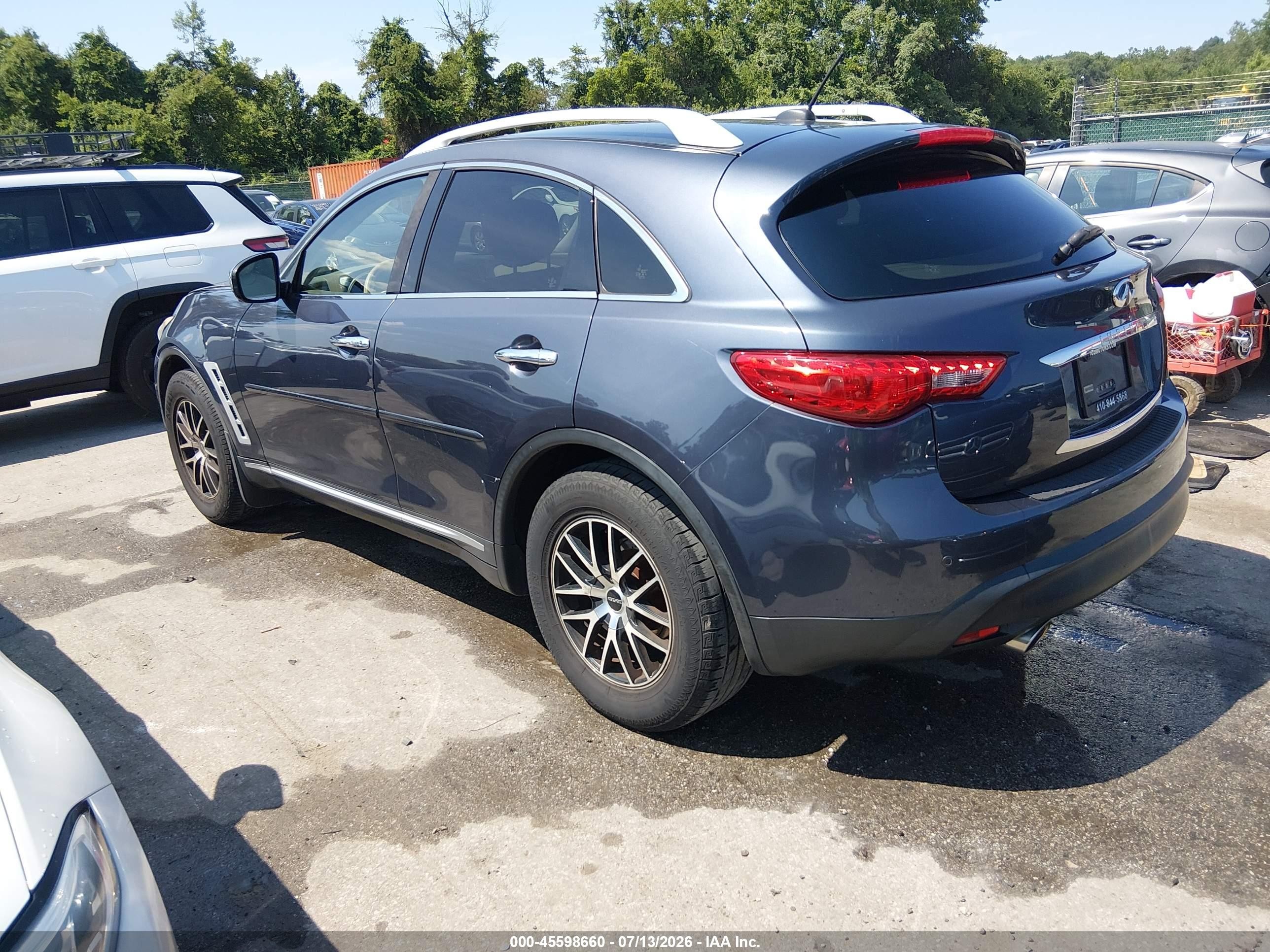 2009 Infiniti Fx35   Gray vin: JNRAS18W99M159070