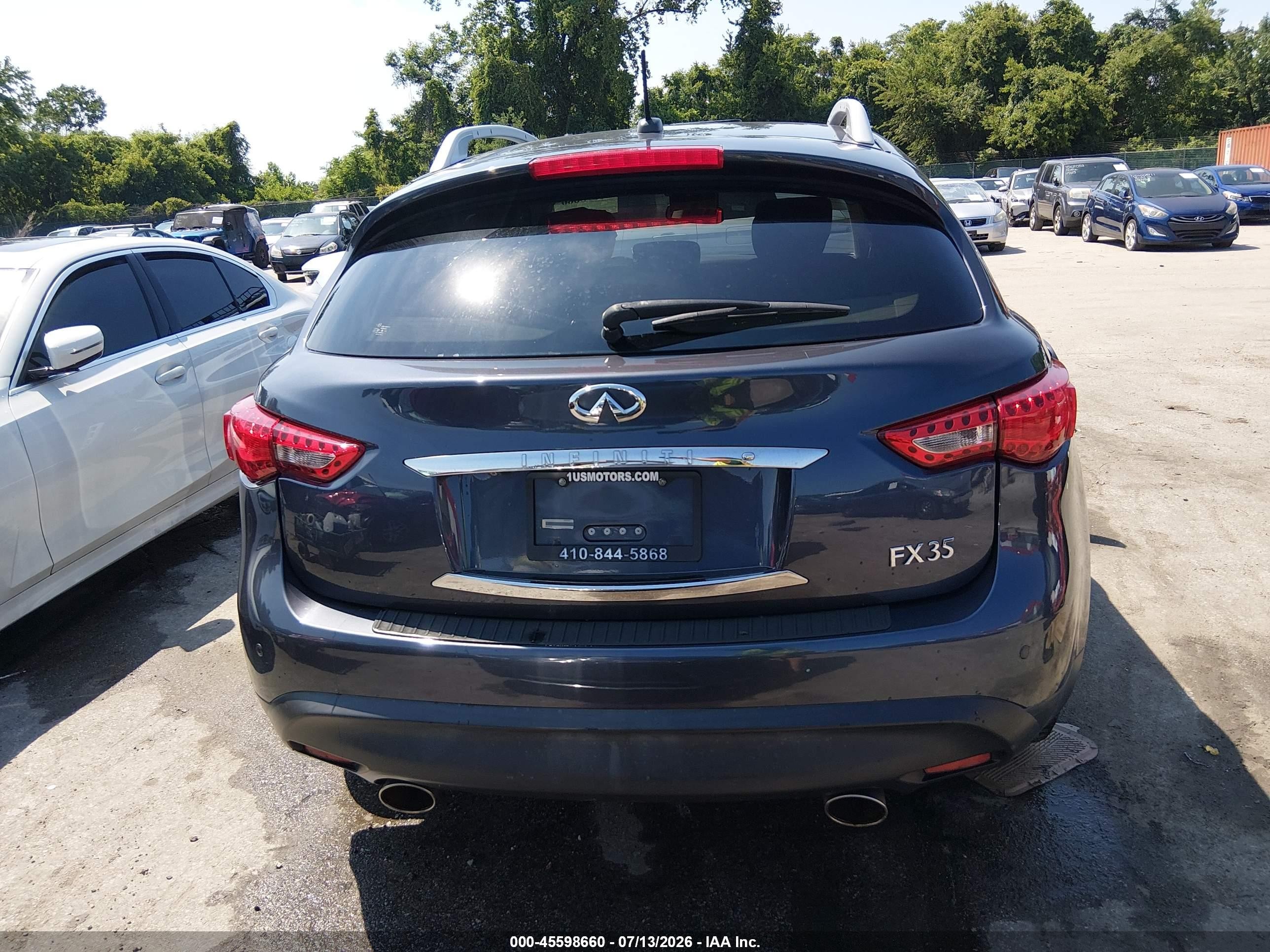 2009 Infiniti Fx35   Gray vin: JNRAS18W99M159070