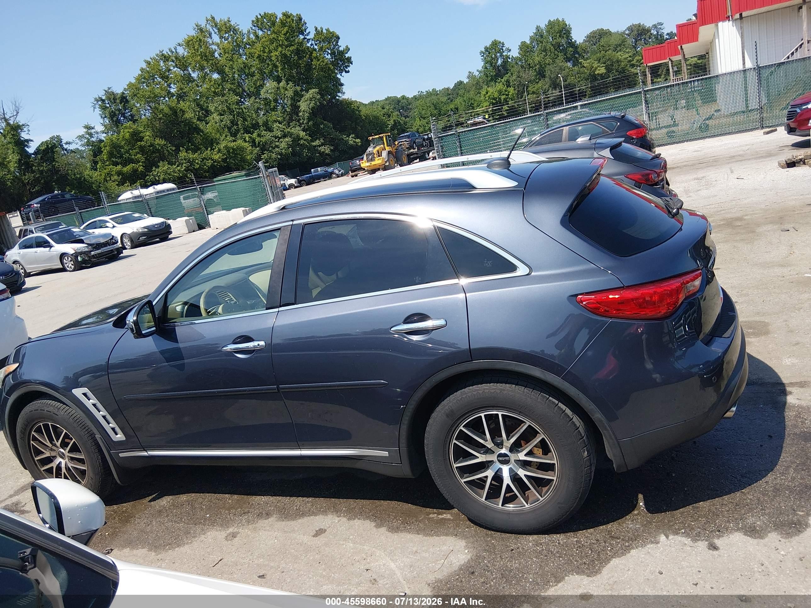 2009 Infiniti Fx35   Gray vin: JNRAS18W99M159070