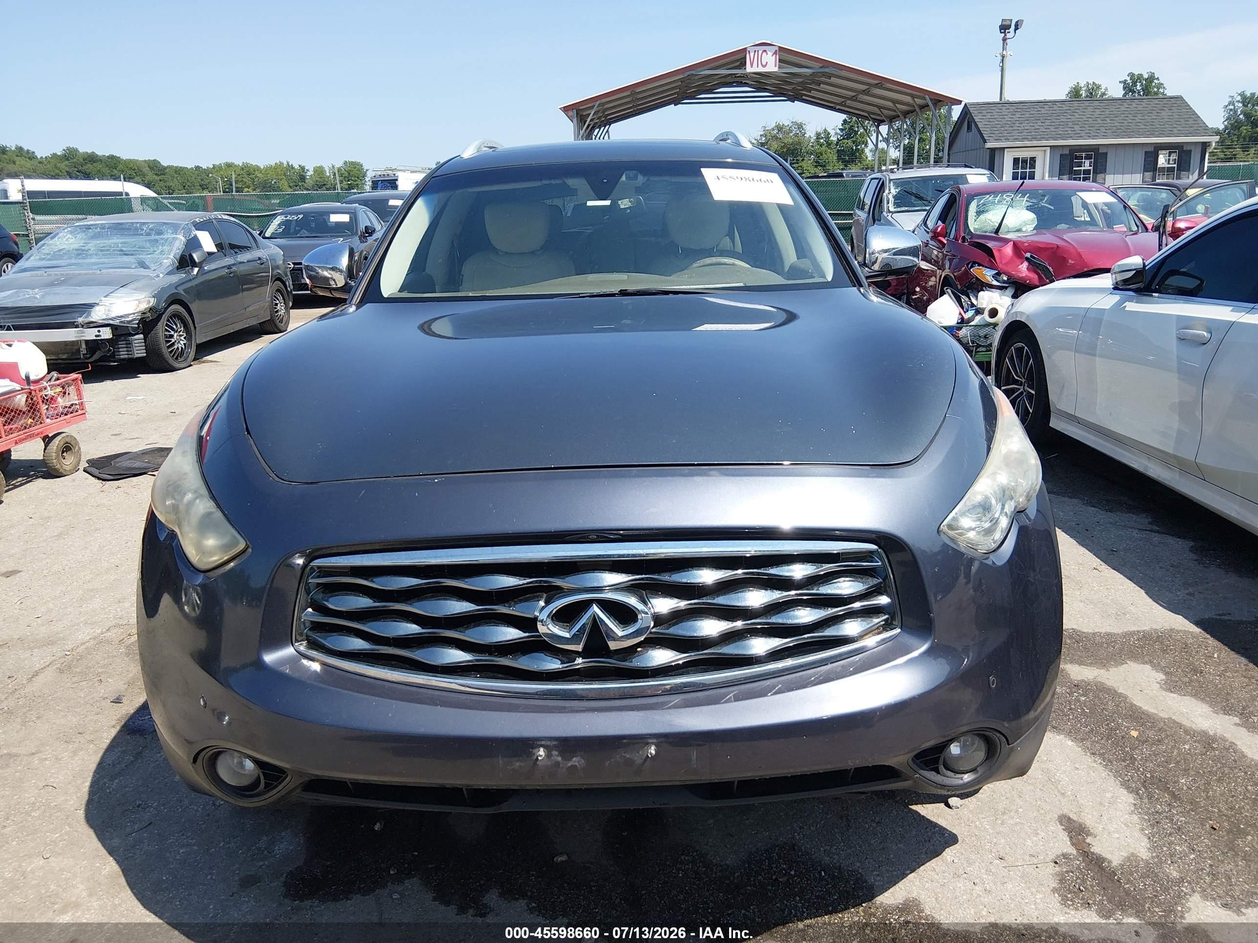 2009 Infiniti Fx35   Gray vin: JNRAS18W99M159070