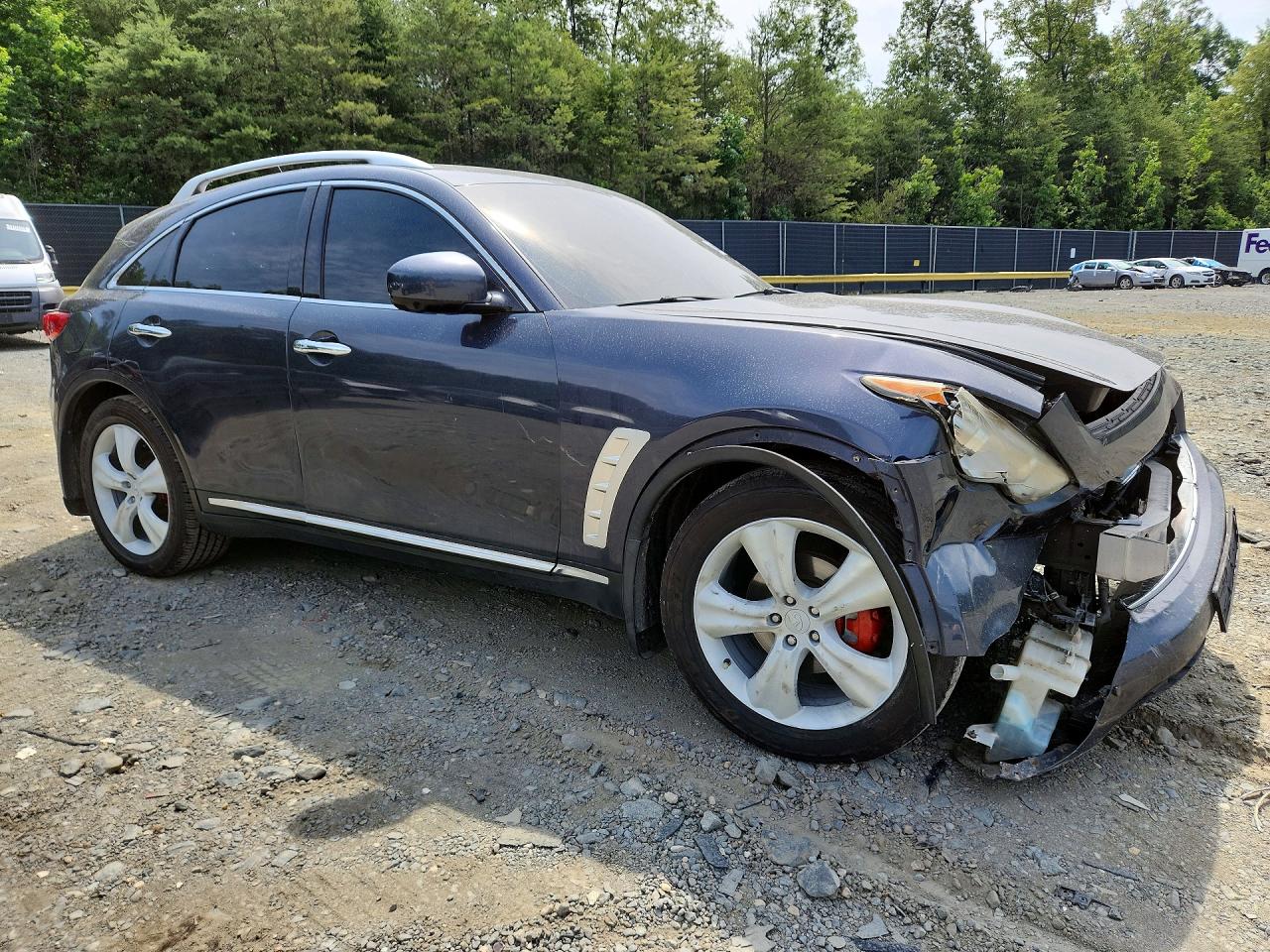 2009 Infiniti Fx35 Base Blue vin: JNRAS18WX9M152998