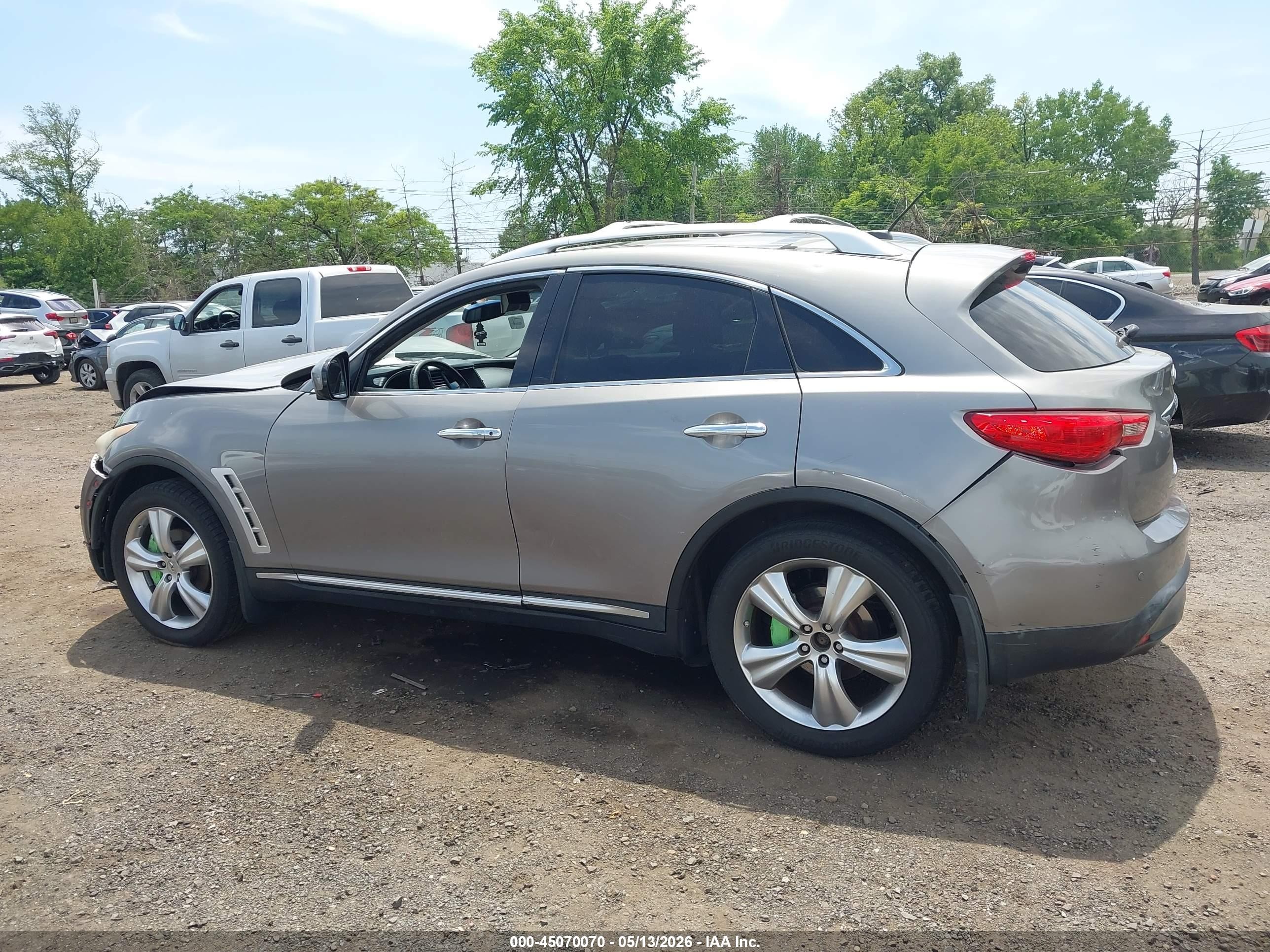 2009 Infiniti Fx35   Gray vin: JNRAS18WX9M155903