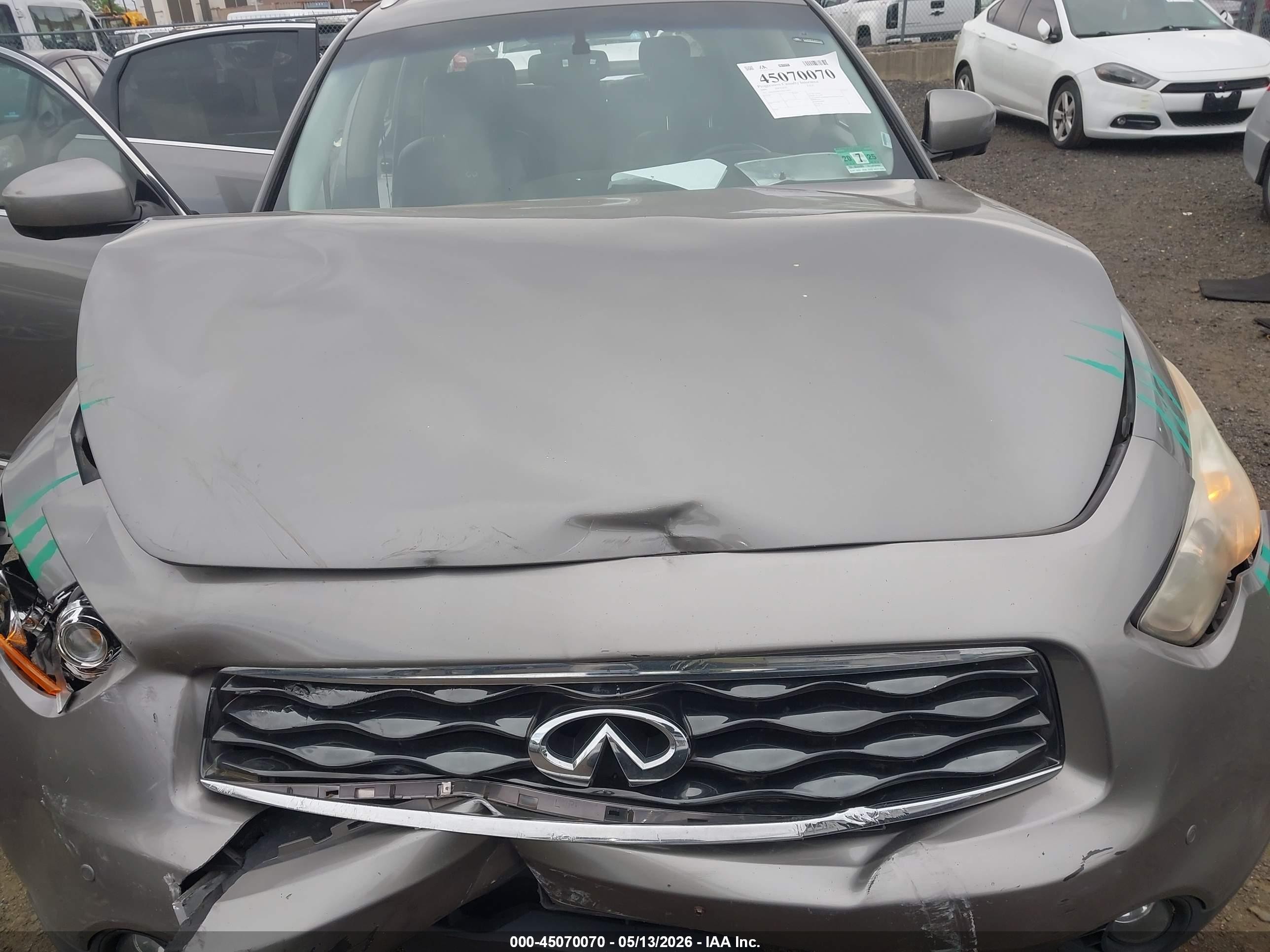 2009 Infiniti Fx35   Gray vin: JNRAS18WX9M155903