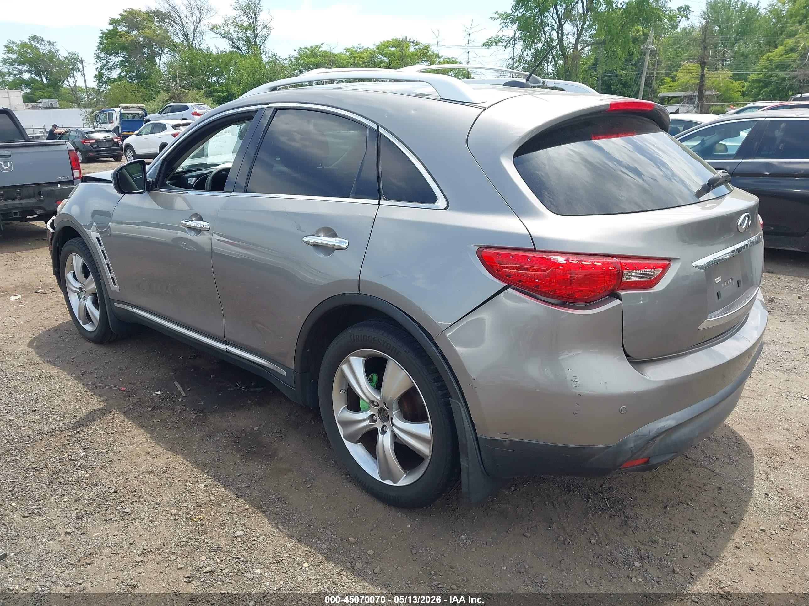 2009 Infiniti Fx35   Gray vin: JNRAS18WX9M155903