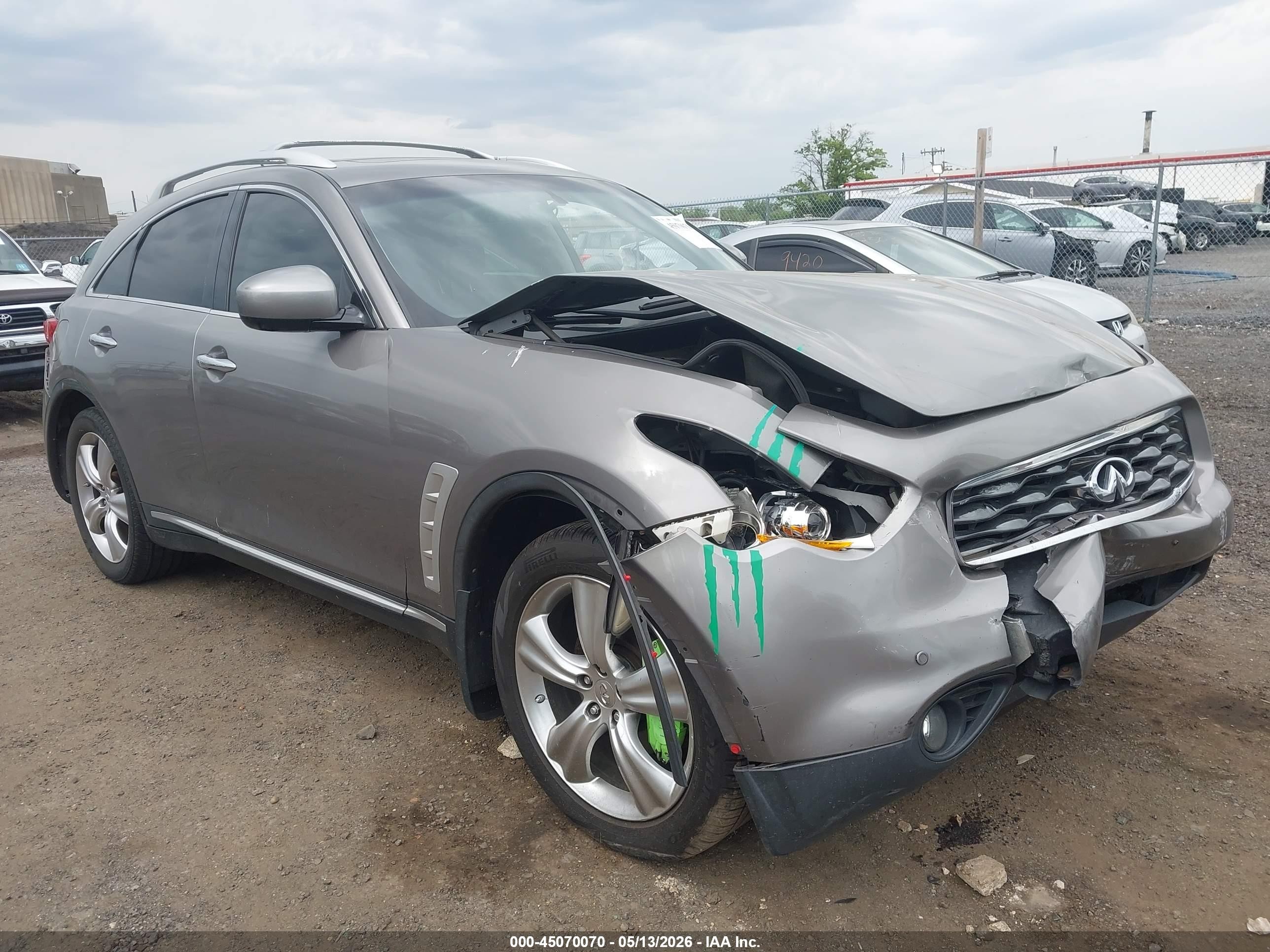 2009 Infiniti Fx35   Gray vin: JNRAS18WX9M155903