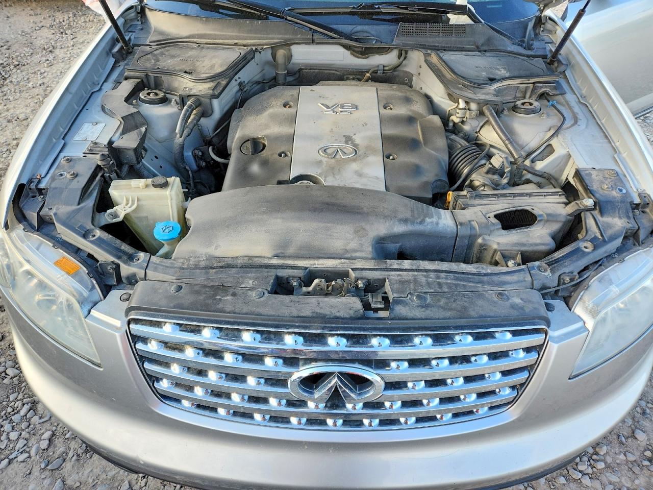 2003 Infiniti Fx45 Base Silver vin: JNRBS08W33X403736