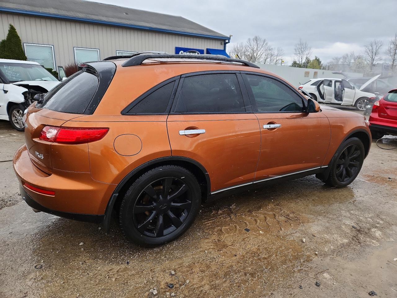 2003 Infiniti Fx45 Base Tan vin: JNRBS08W53X001488