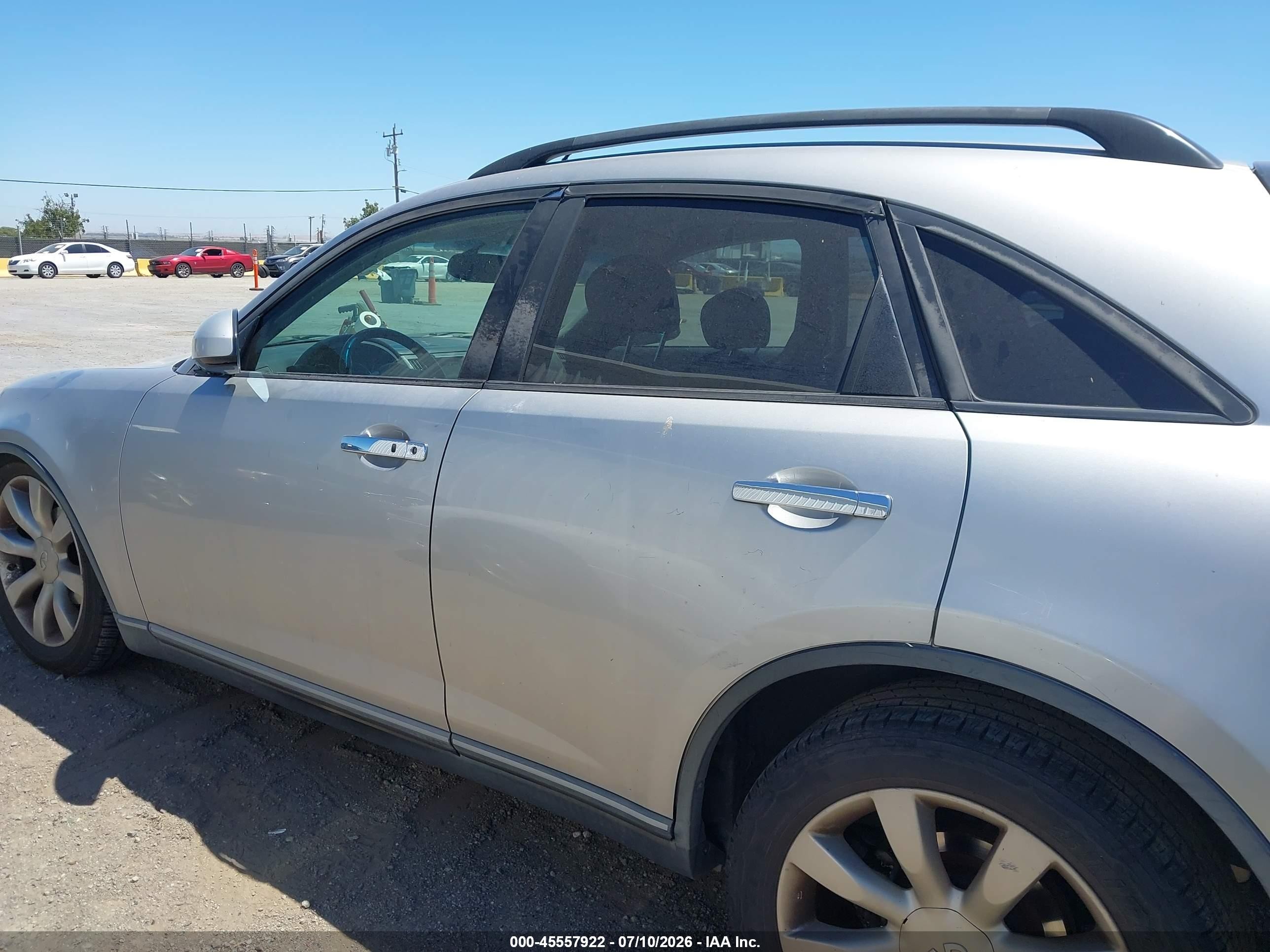 2003 Infiniti Fx45 Silver vin: JNRBS08W53X002981