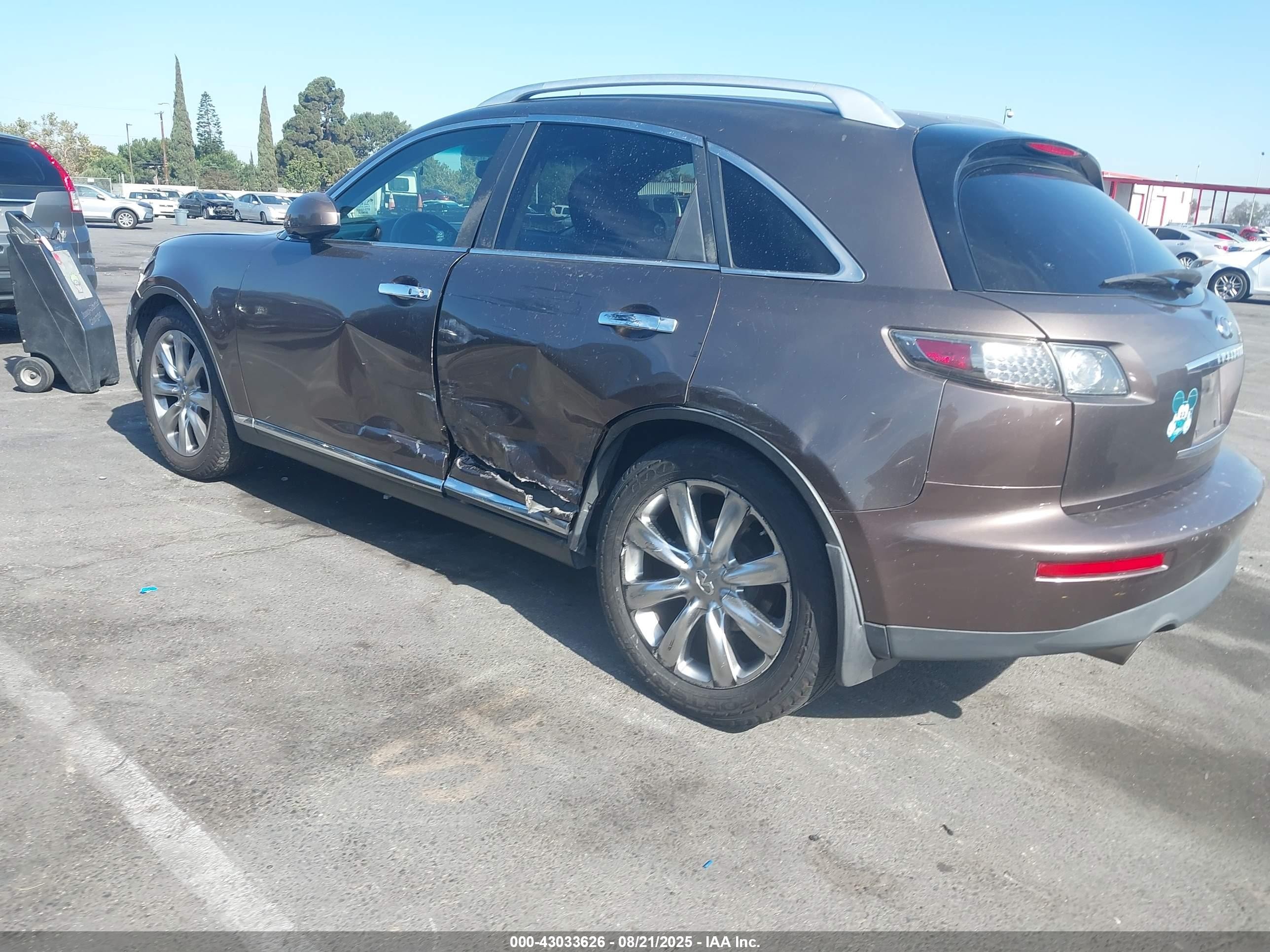 2006 Infiniti Fx45   Brown vin: JNRBS08W66X401032
