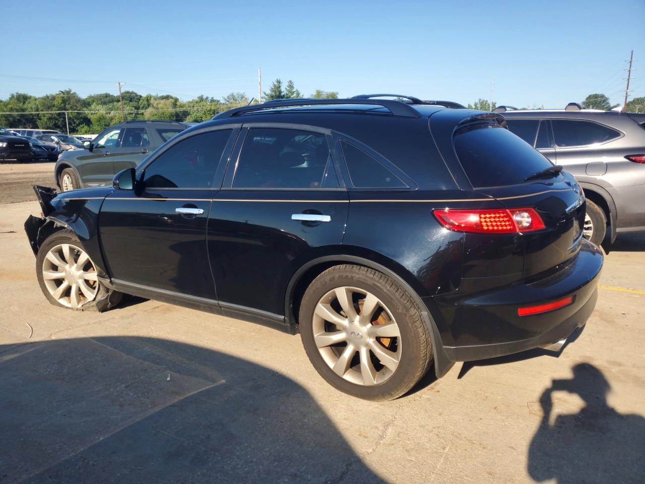 2003 Infiniti Fx45 Base Black vin: JNRBS08W83X001808