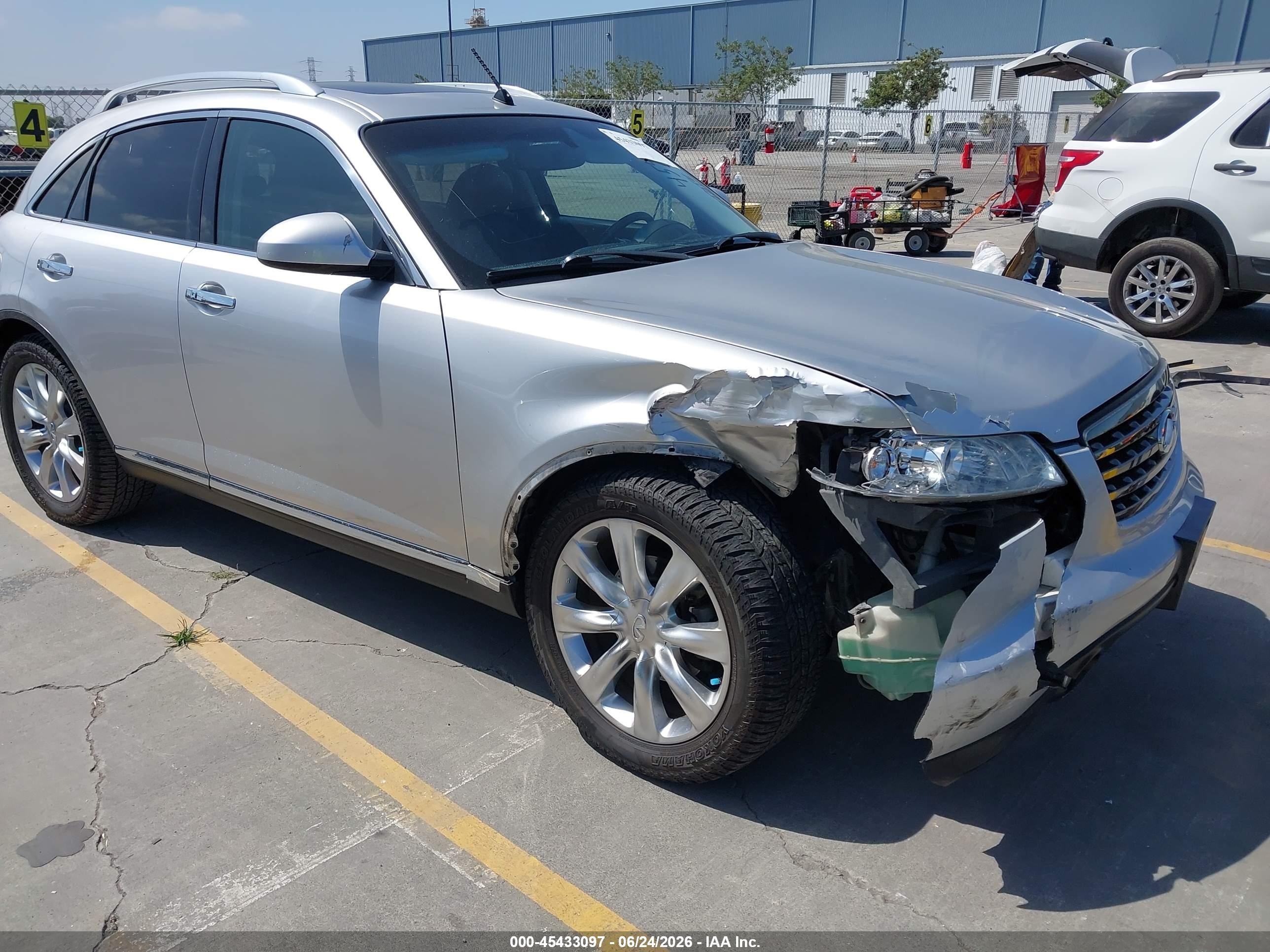 2007 Infiniti Fx45   Silver vin: JNRBS08W87X400191