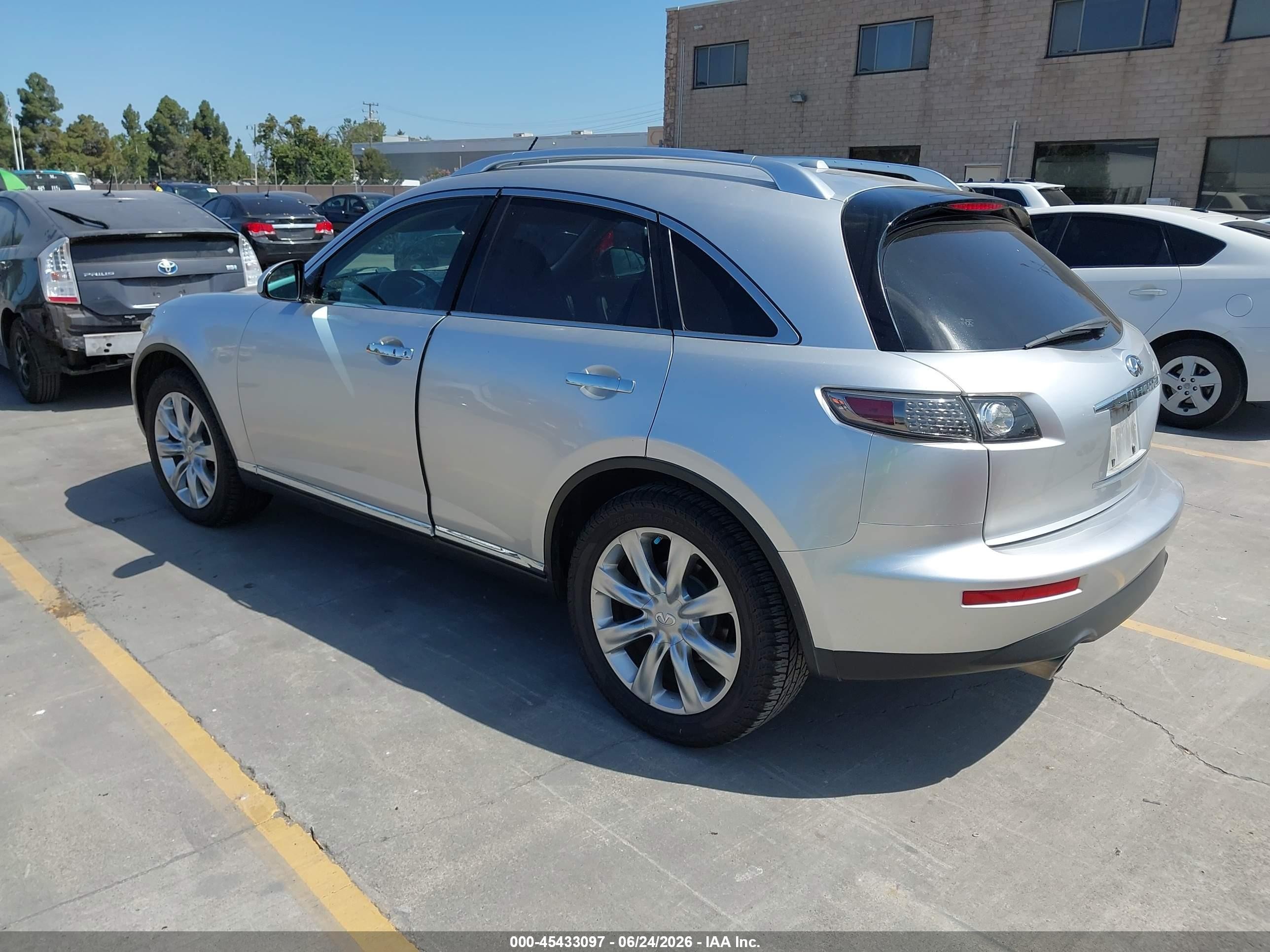 2007 Infiniti Fx45   Silver vin: JNRBS08W87X400191