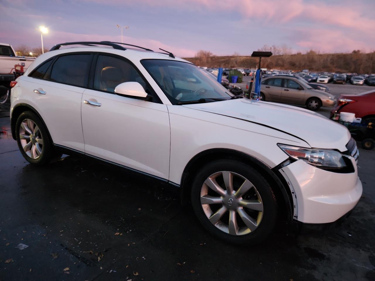 2003 Infiniti Fx45 Белый vin: JNRBS08WX3X003169