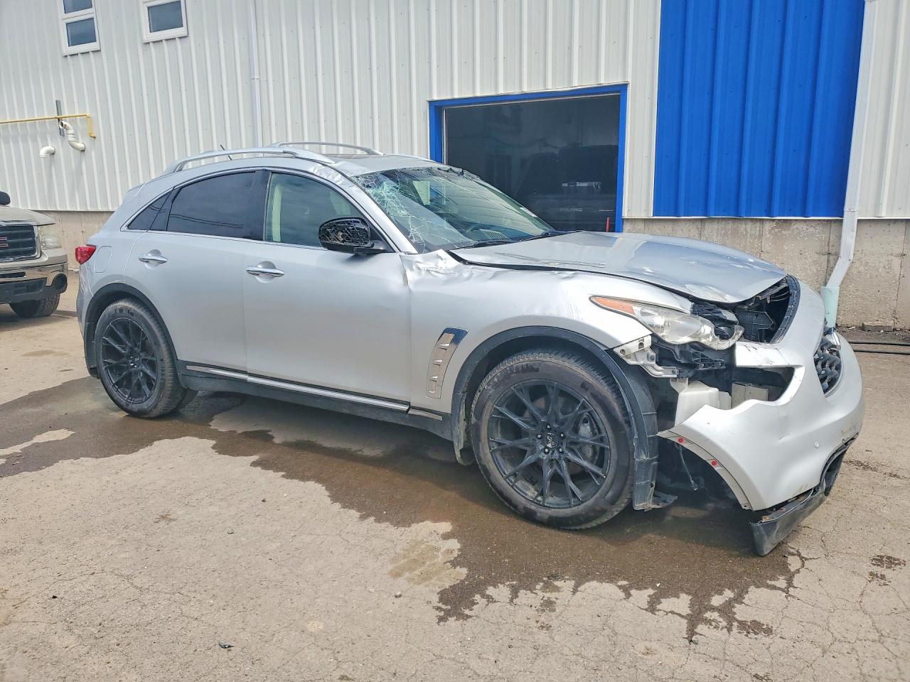 2009 Infiniti Fx50 Base Серебряный vin: JNRBS18W39M201611