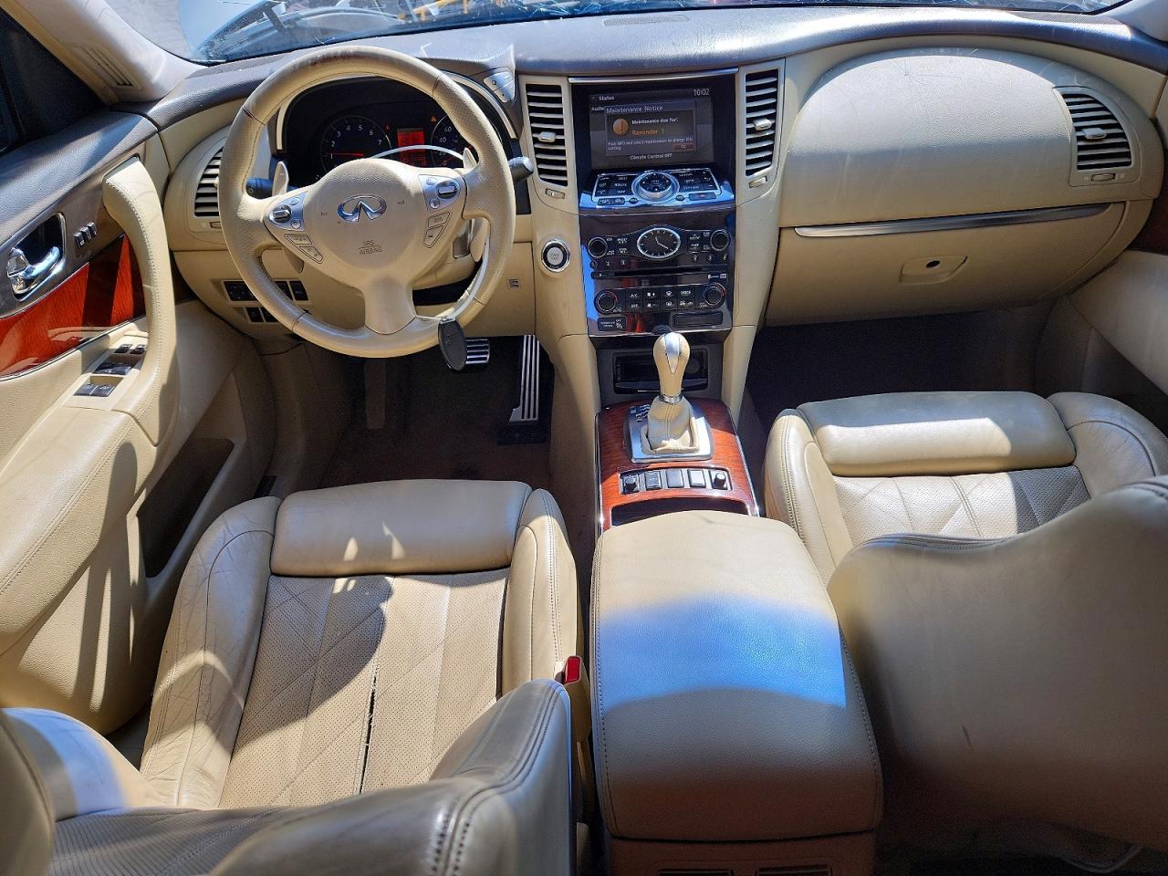 2009 Infiniti Fx50 Base White vin: JNRBS18W49M201620