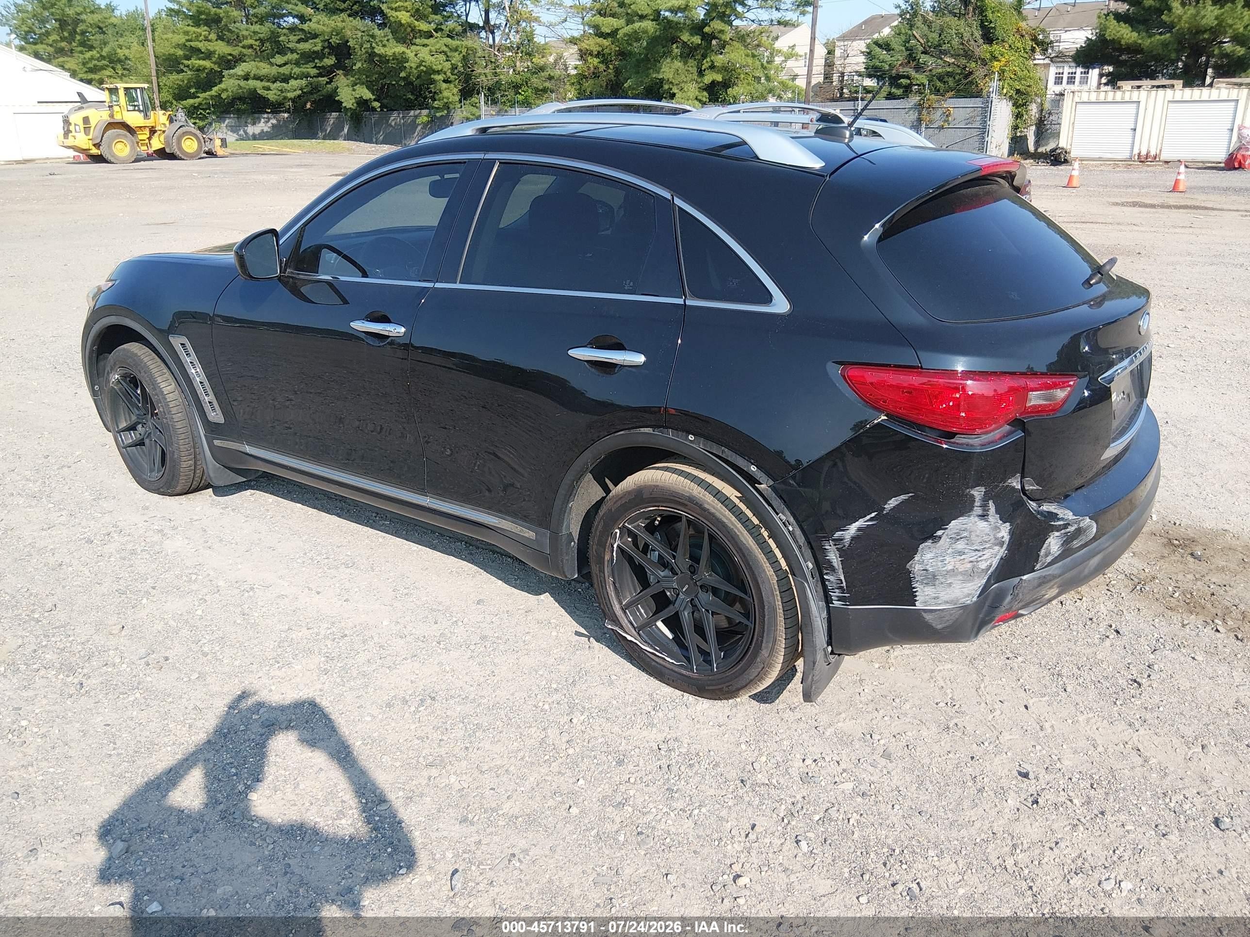 2009 Infiniti Fx50   Черный vin: JNRBS18W59M200721