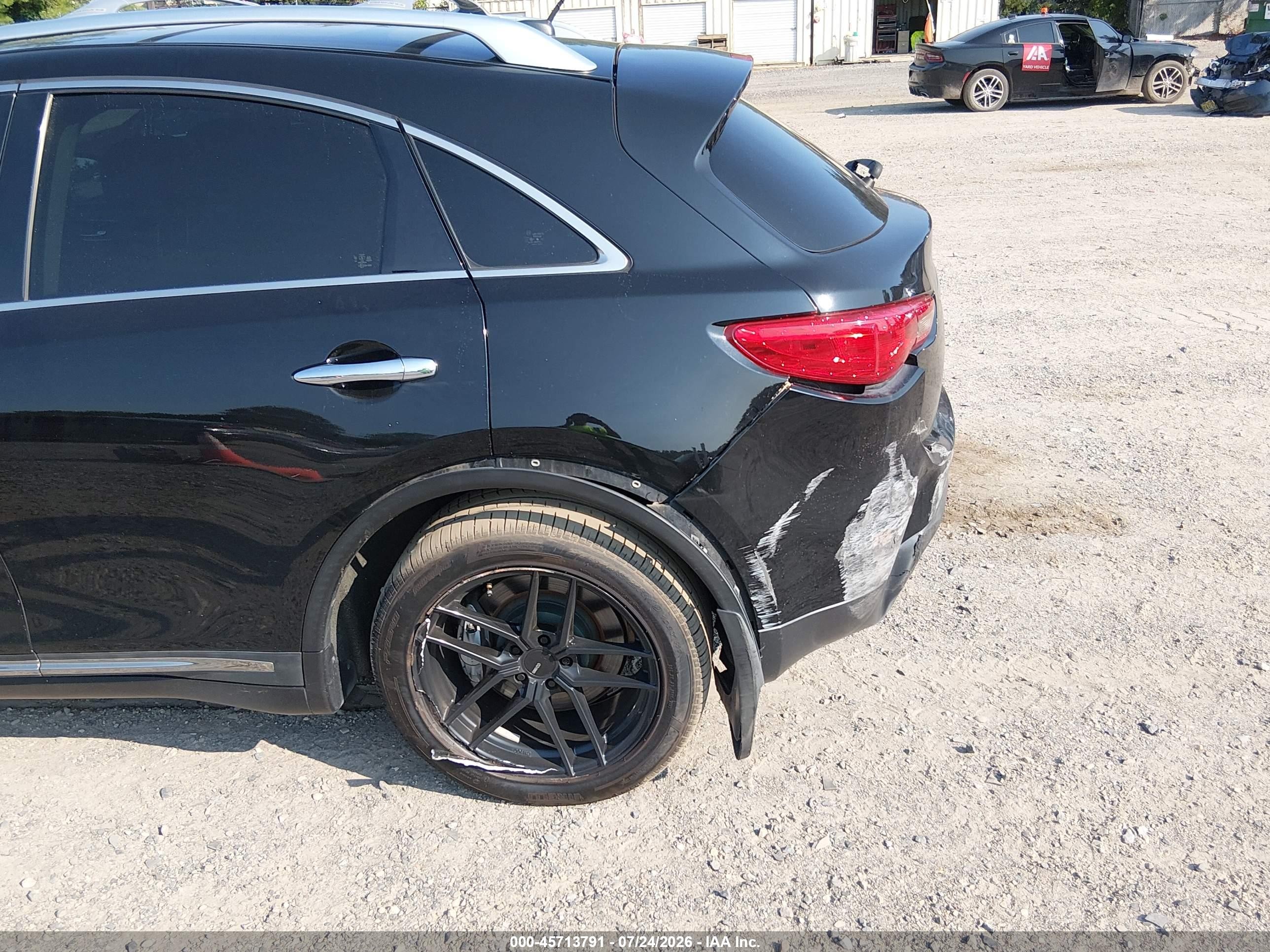 2009 Infiniti Fx50   Черный vin: JNRBS18W59M200721
