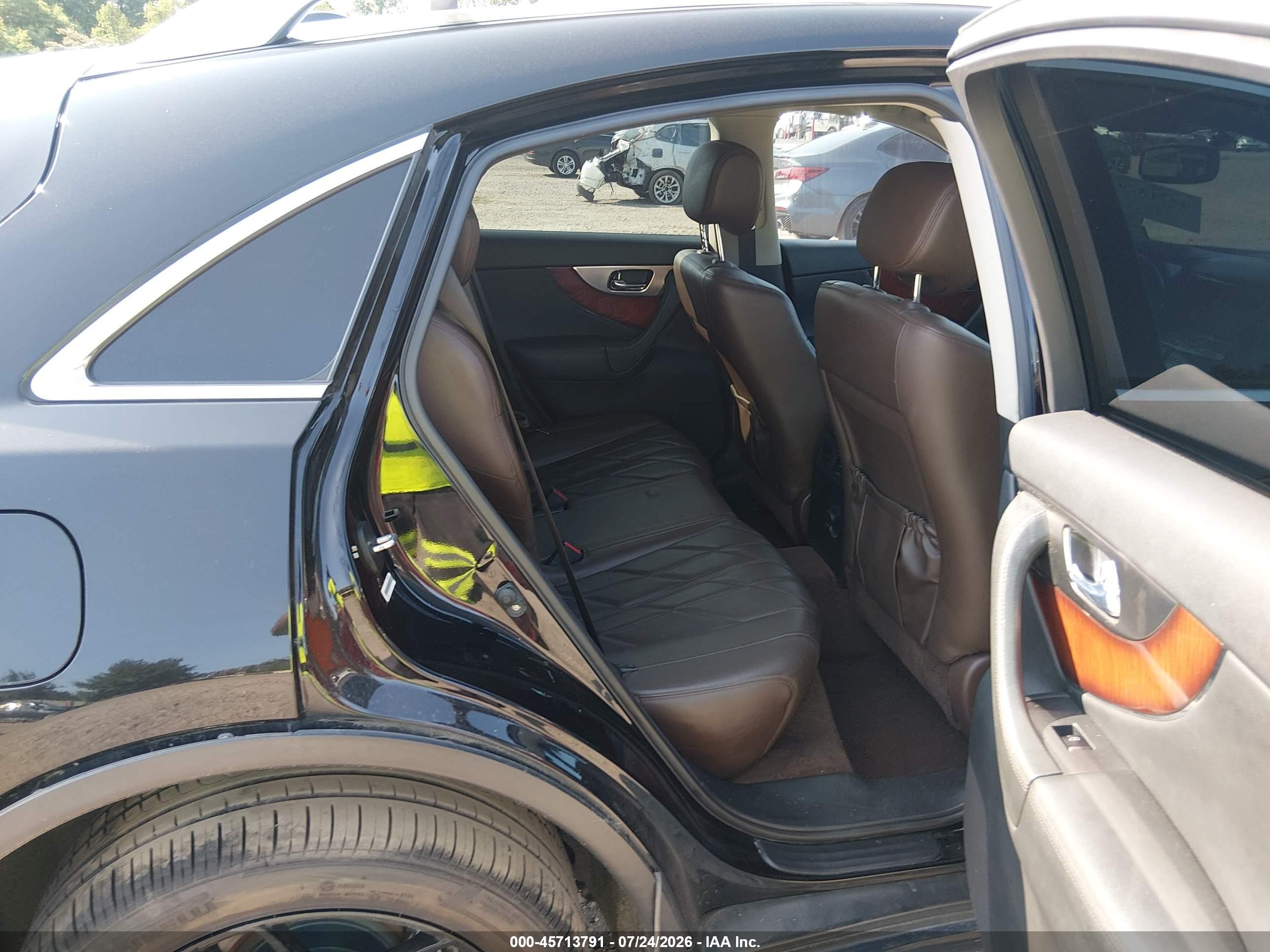 2009 Infiniti Fx50   Черный vin: JNRBS18W59M200721