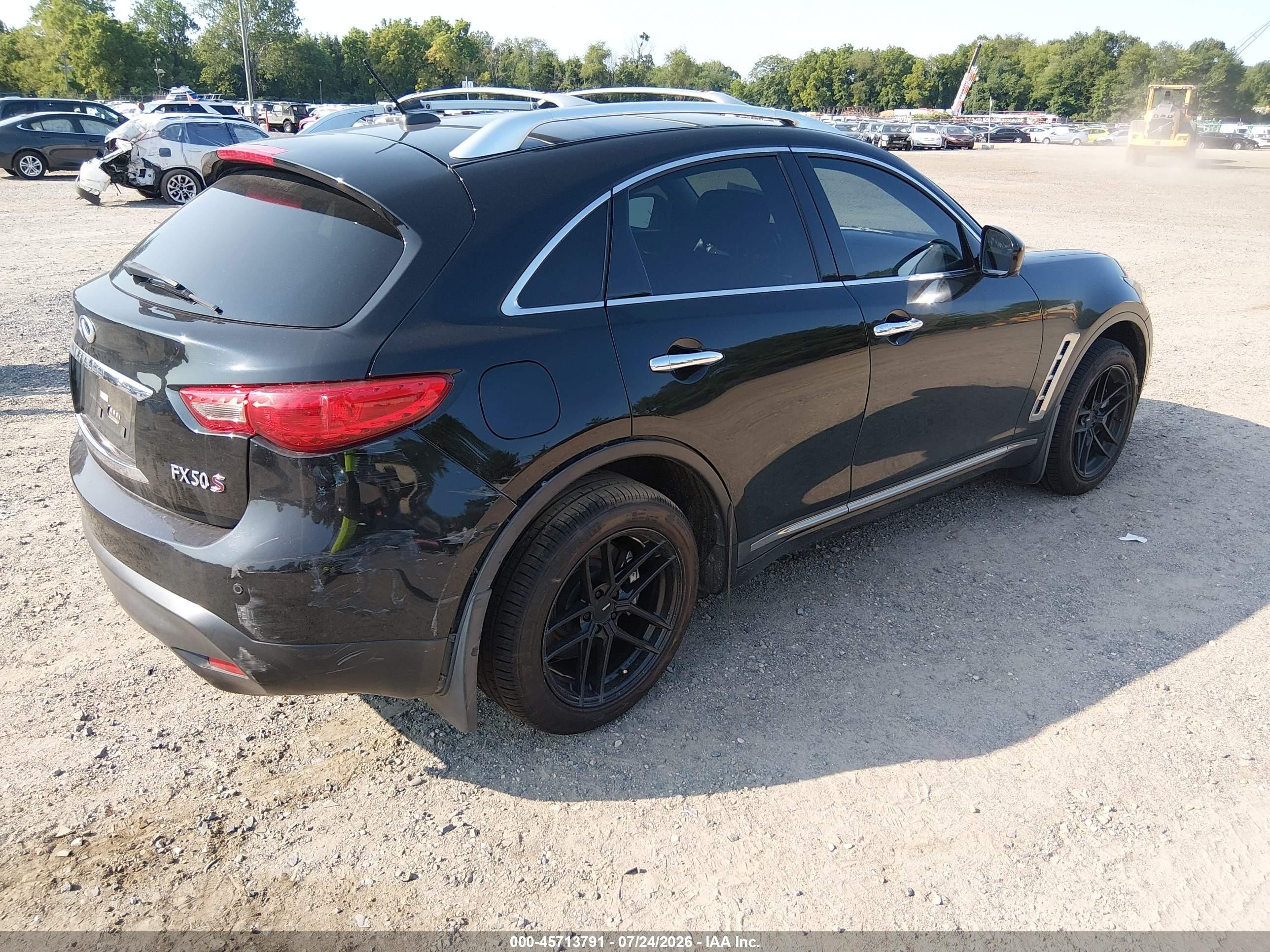 2009 Infiniti Fx50   Черный vin: JNRBS18W59M200721