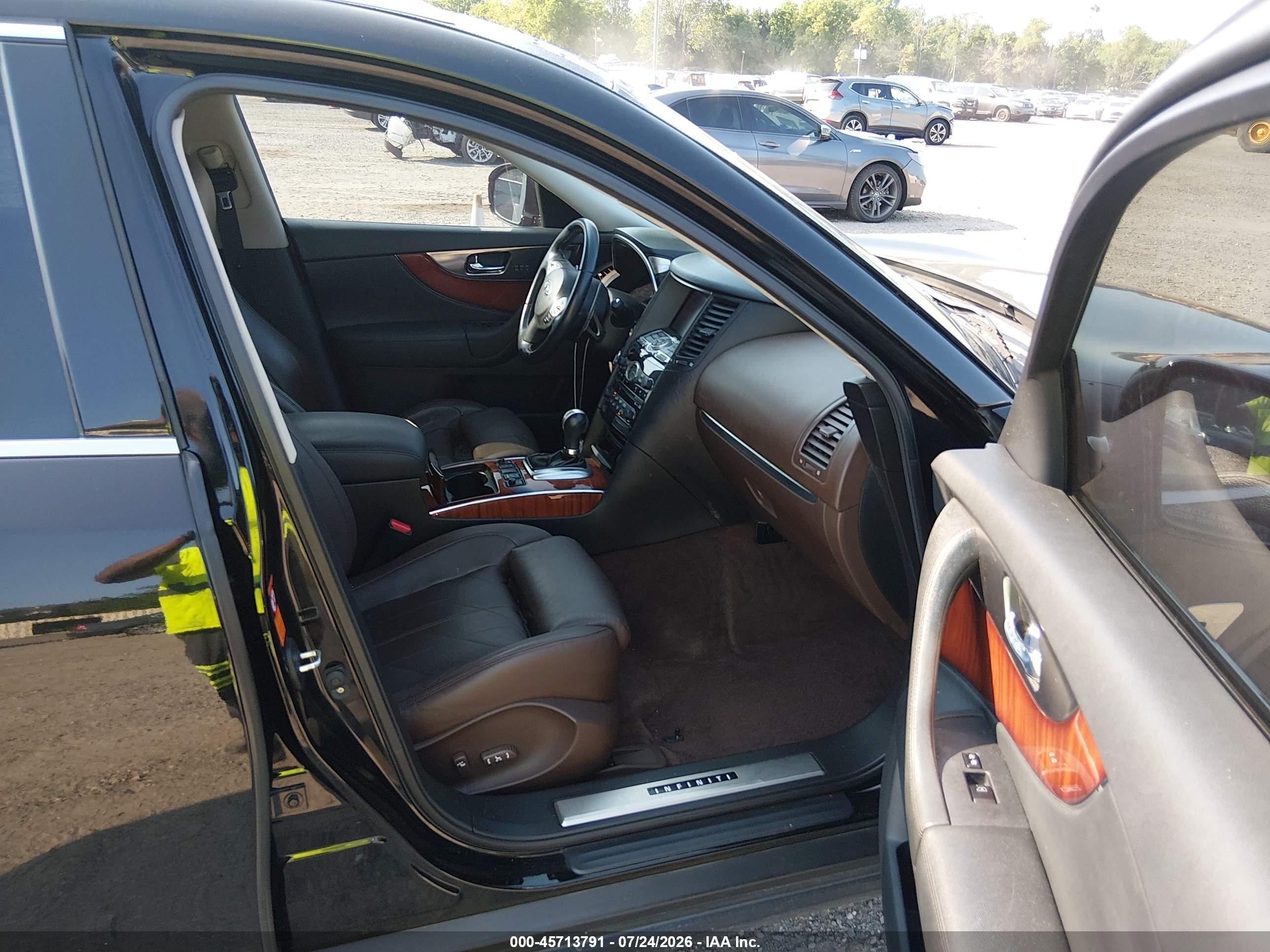 2009 Infiniti Fx50   Черный vin: JNRBS18W59M200721