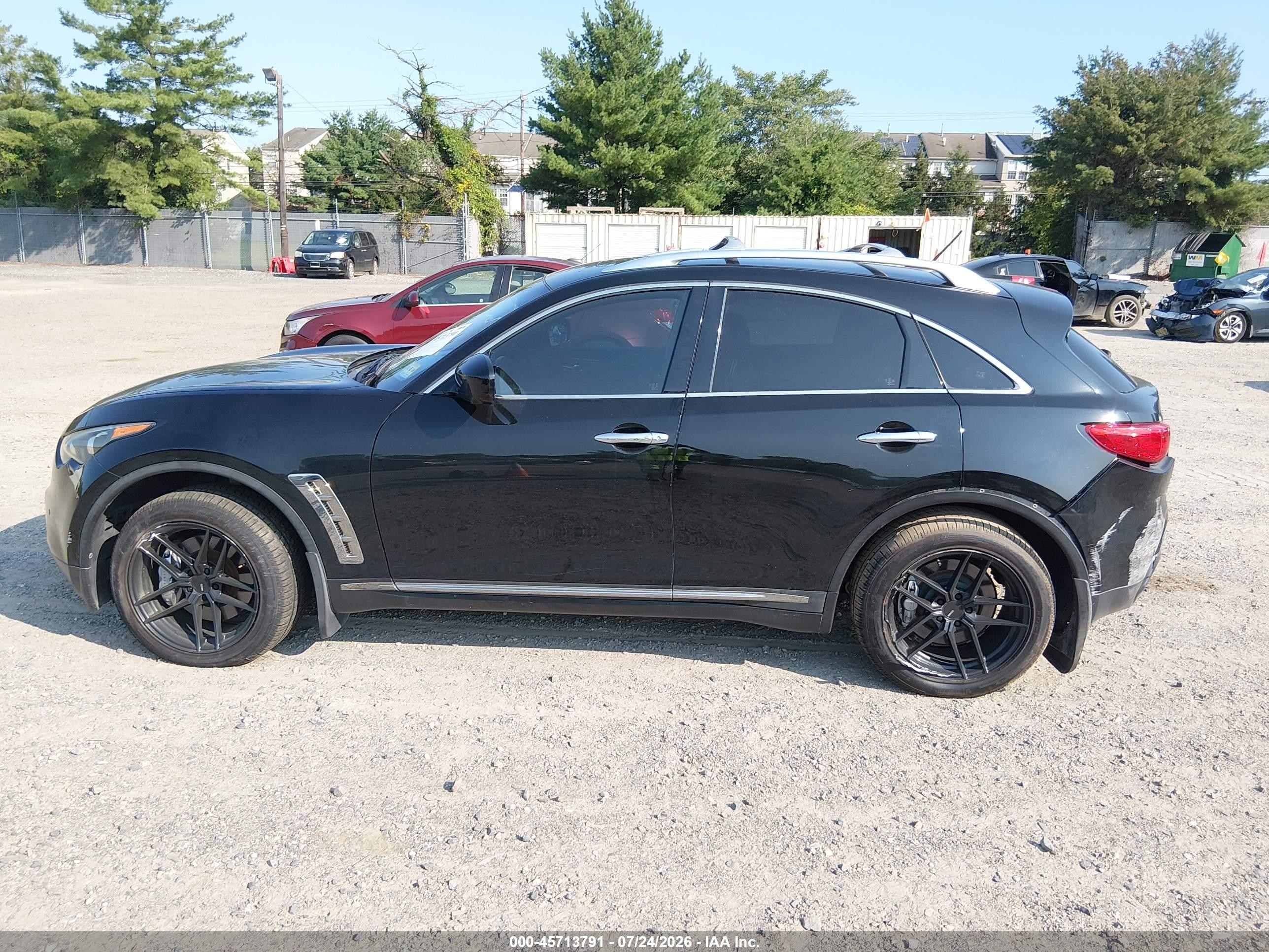 2009 Infiniti Fx50   Черный vin: JNRBS18W59M200721