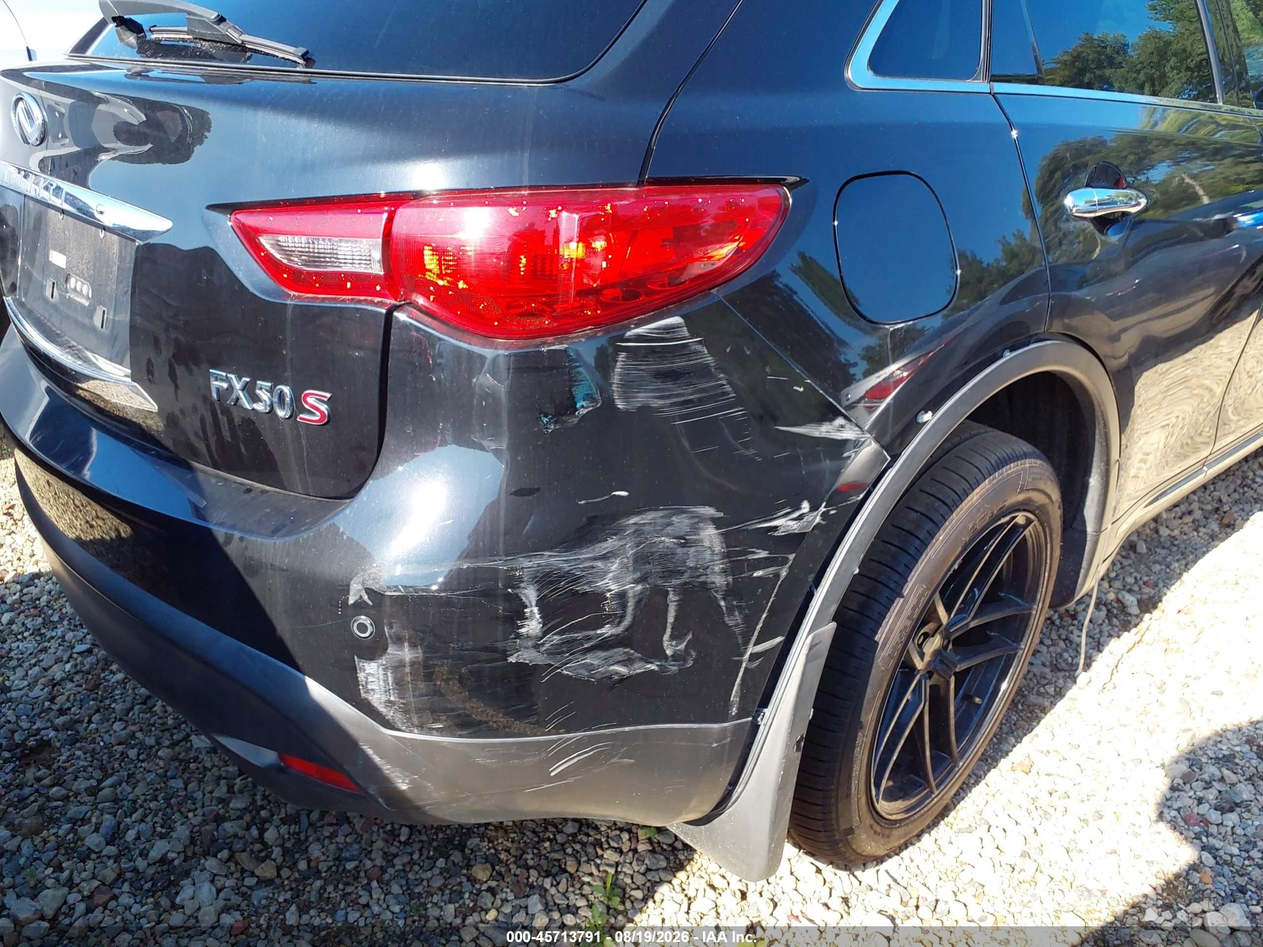 2009 Infiniti Fx50   Черный vin: JNRBS18W59M200721
