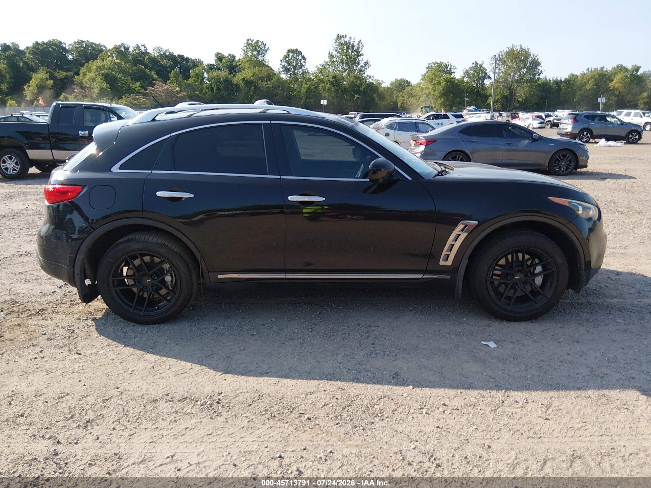 2009 Infiniti Fx50   Черный vin: JNRBS18W59M200721