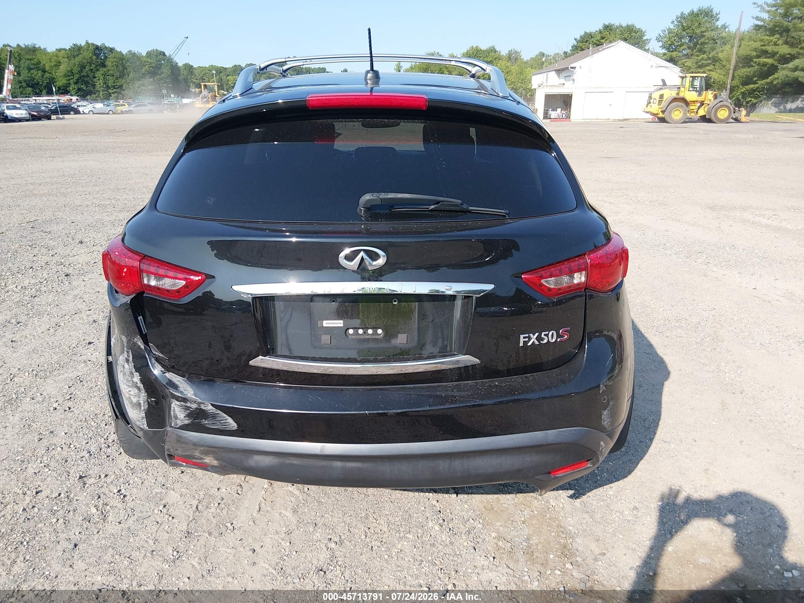 2009 Infiniti Fx50   Черный vin: JNRBS18W59M200721
