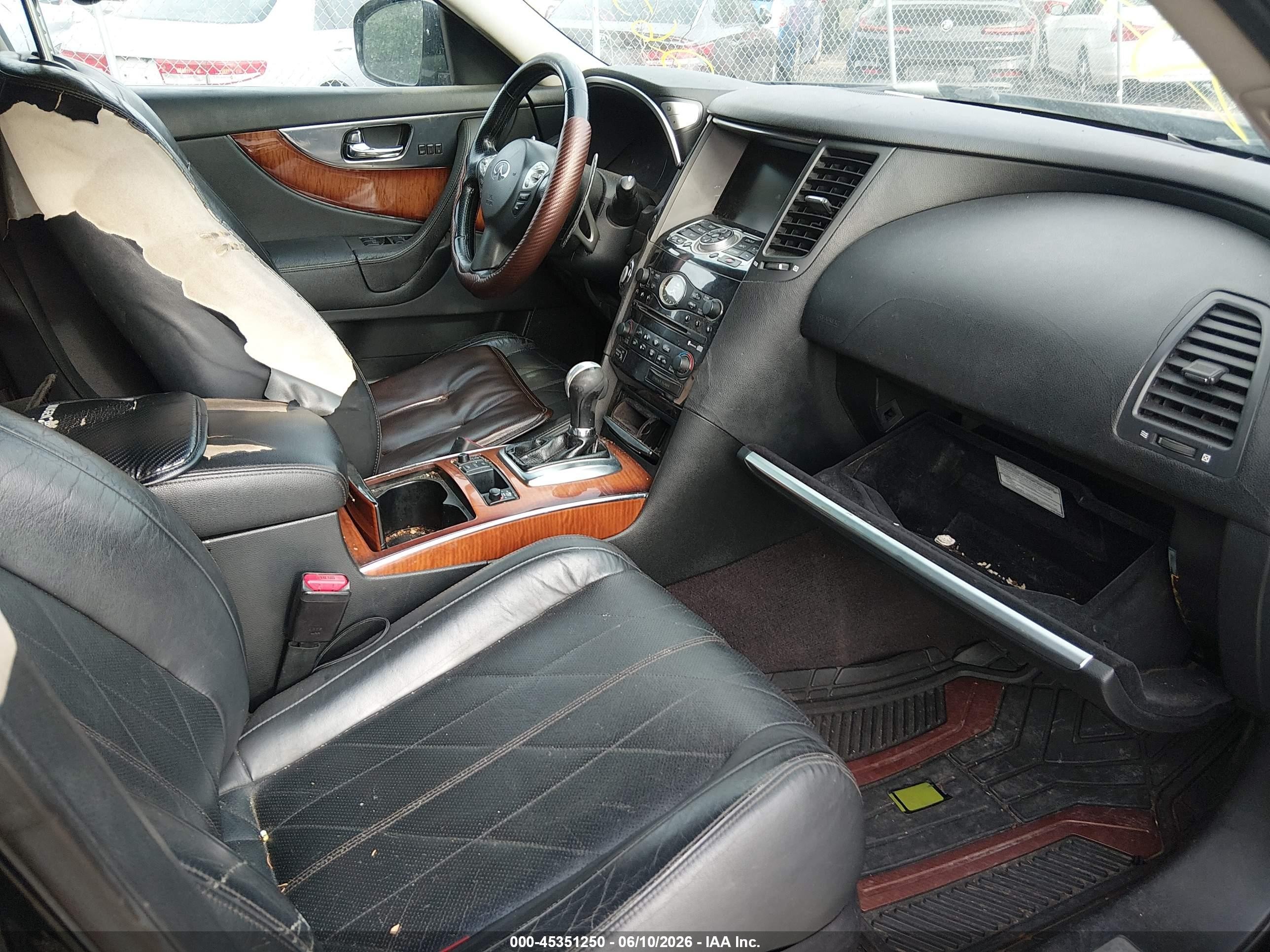 2009 Infiniti Fx50   Black vin: JNRBS18W59M201237